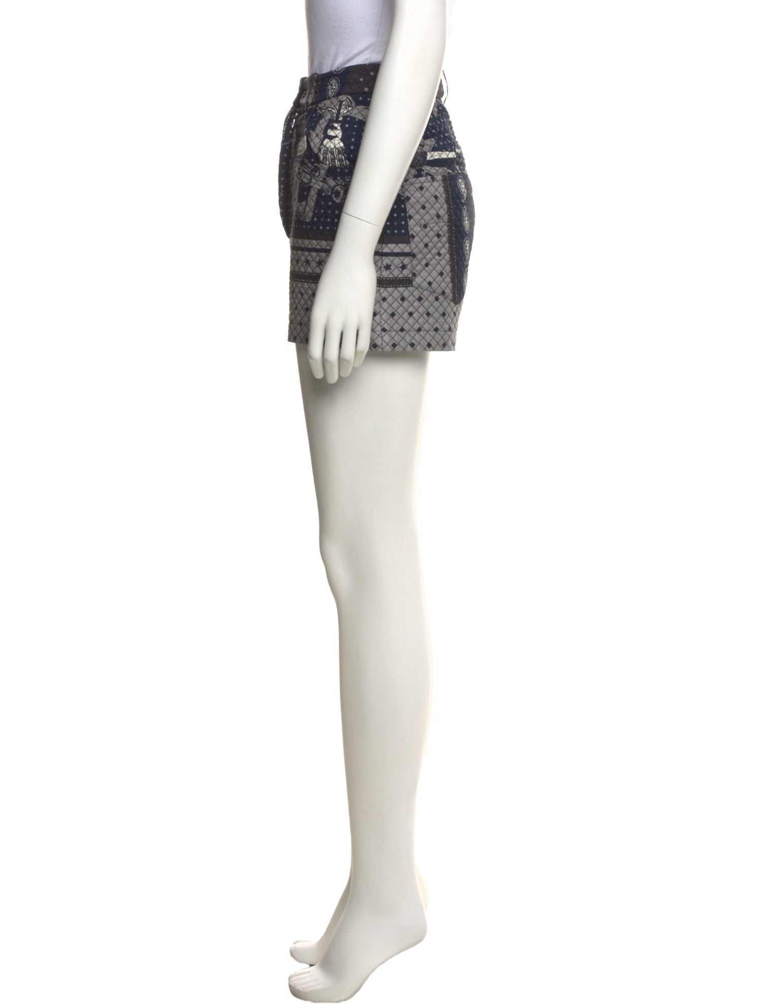 Hermès Silk Mini Shorts w/ Tags