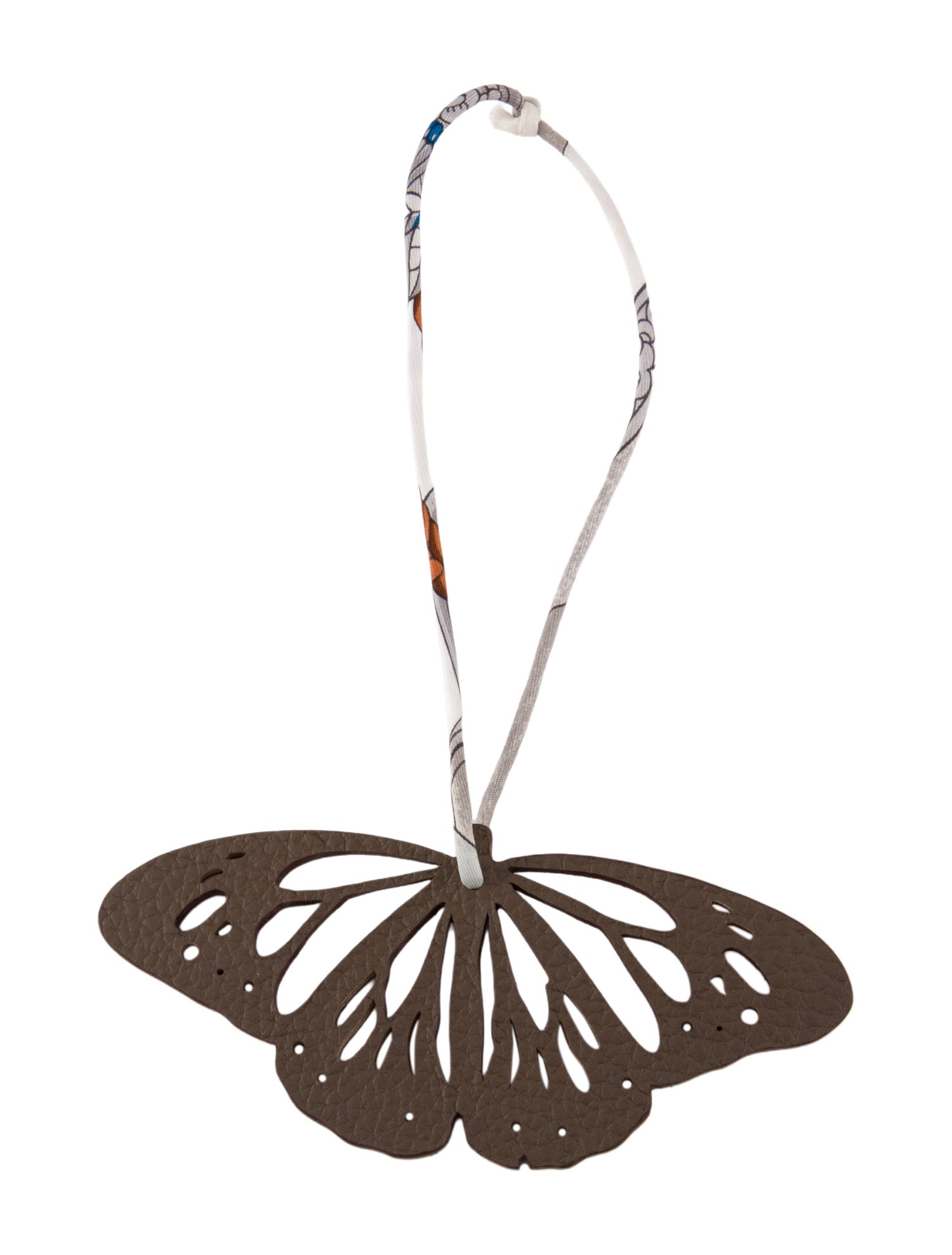 Hermès Petit H Clemence Butterfly Bag Charm