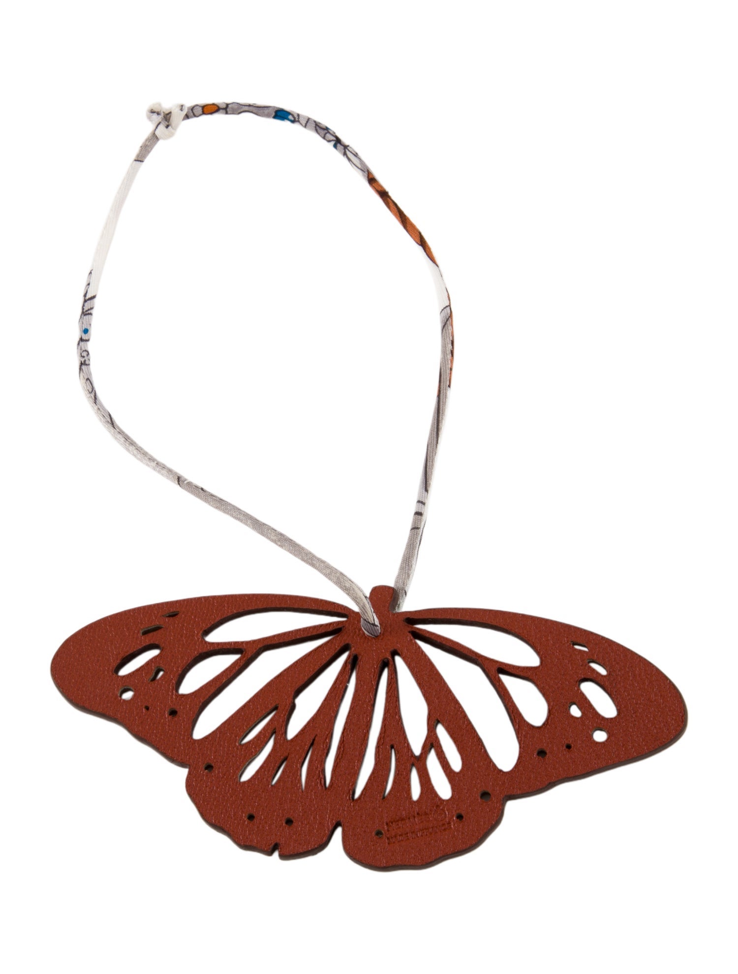 Hermès Petit H Clemence Butterfly Bag Charm