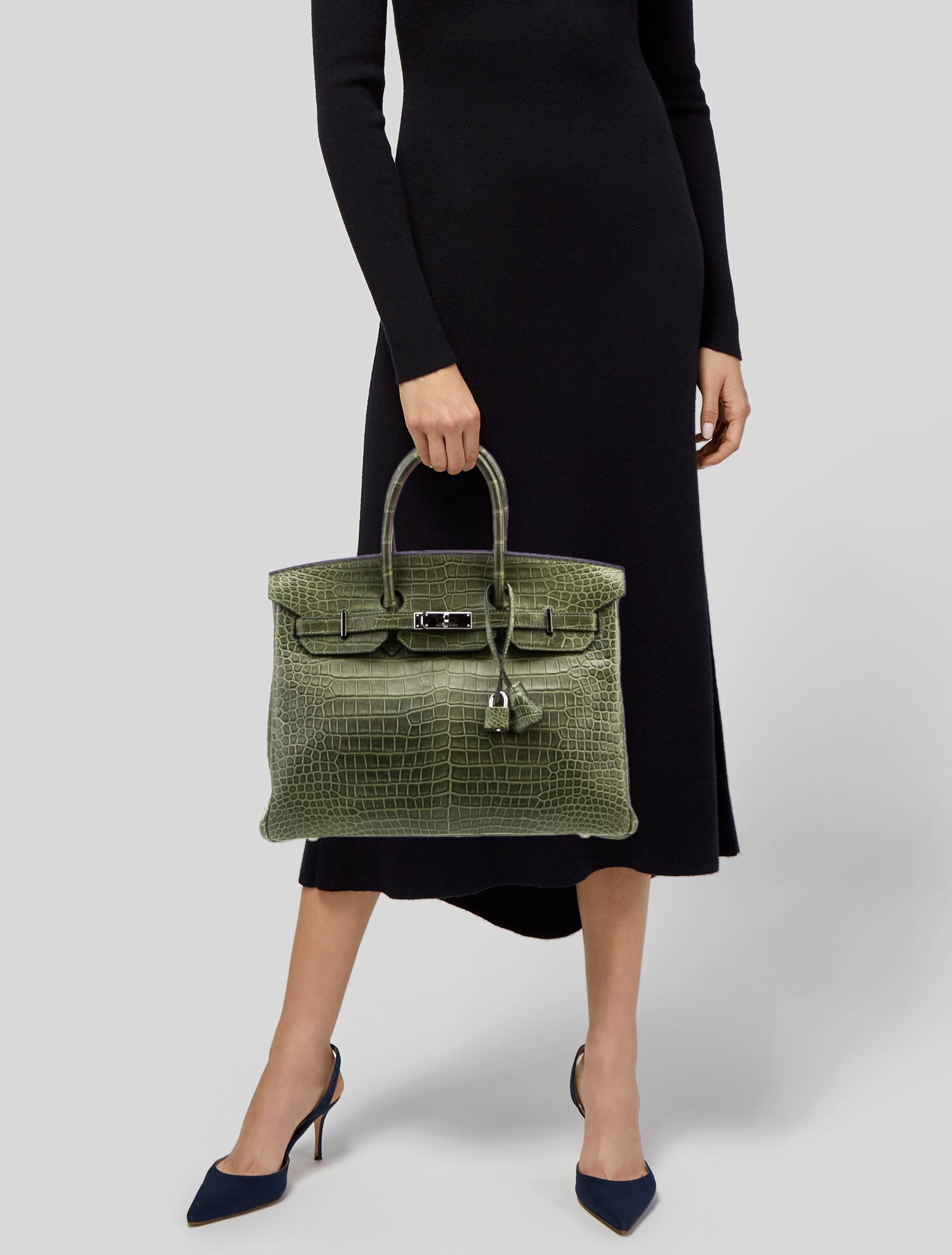 Hermès Matte Porosus Crocodile Birkin 35