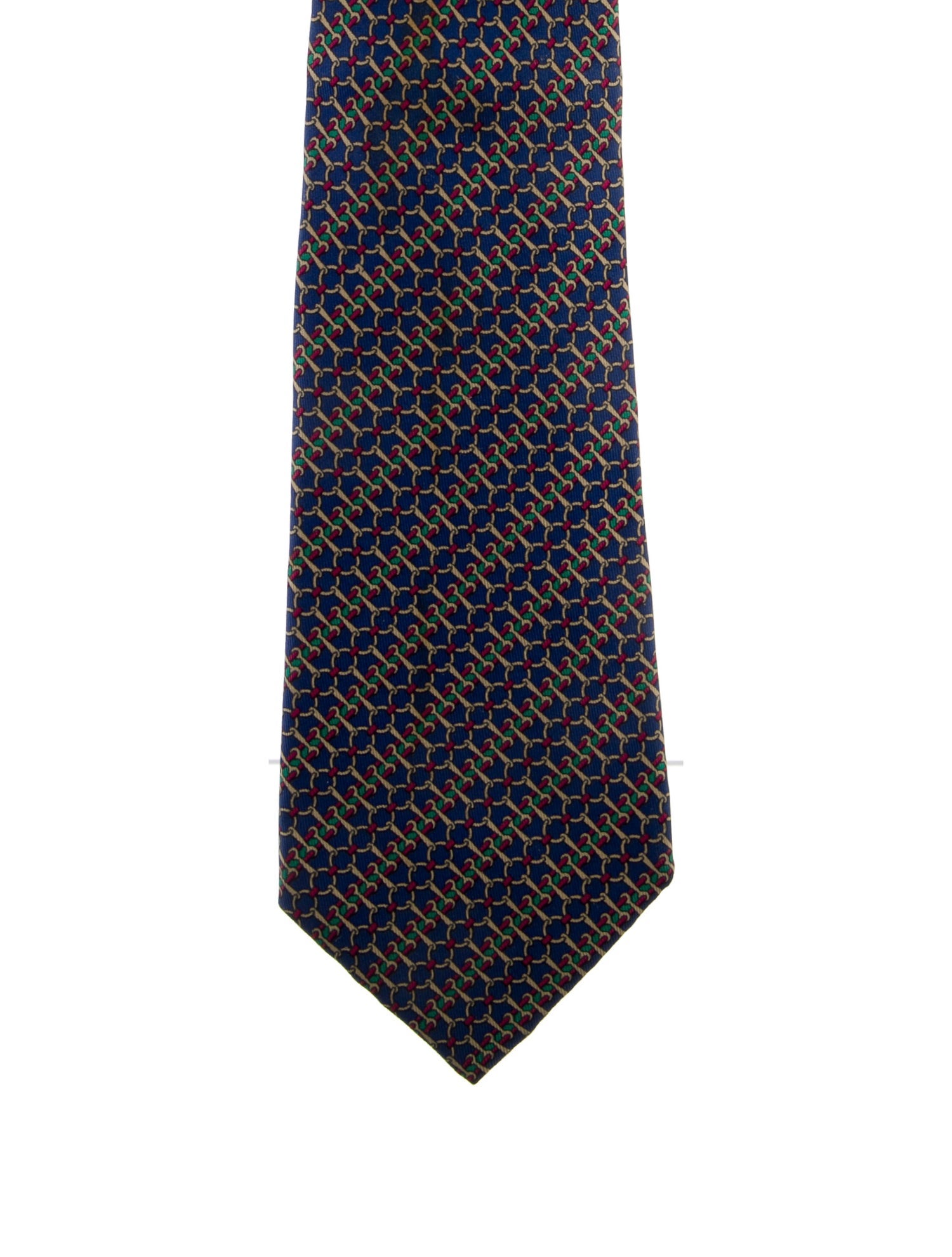 Hermès Silk Patterned Tie