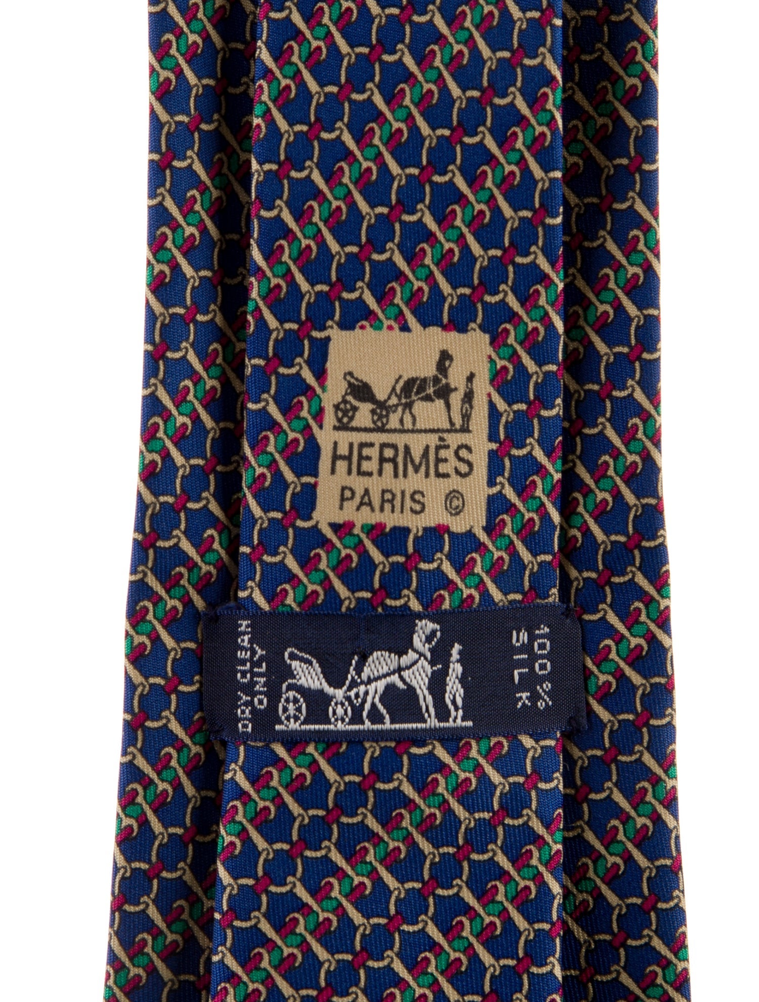 Hermès Silk Patterned Tie