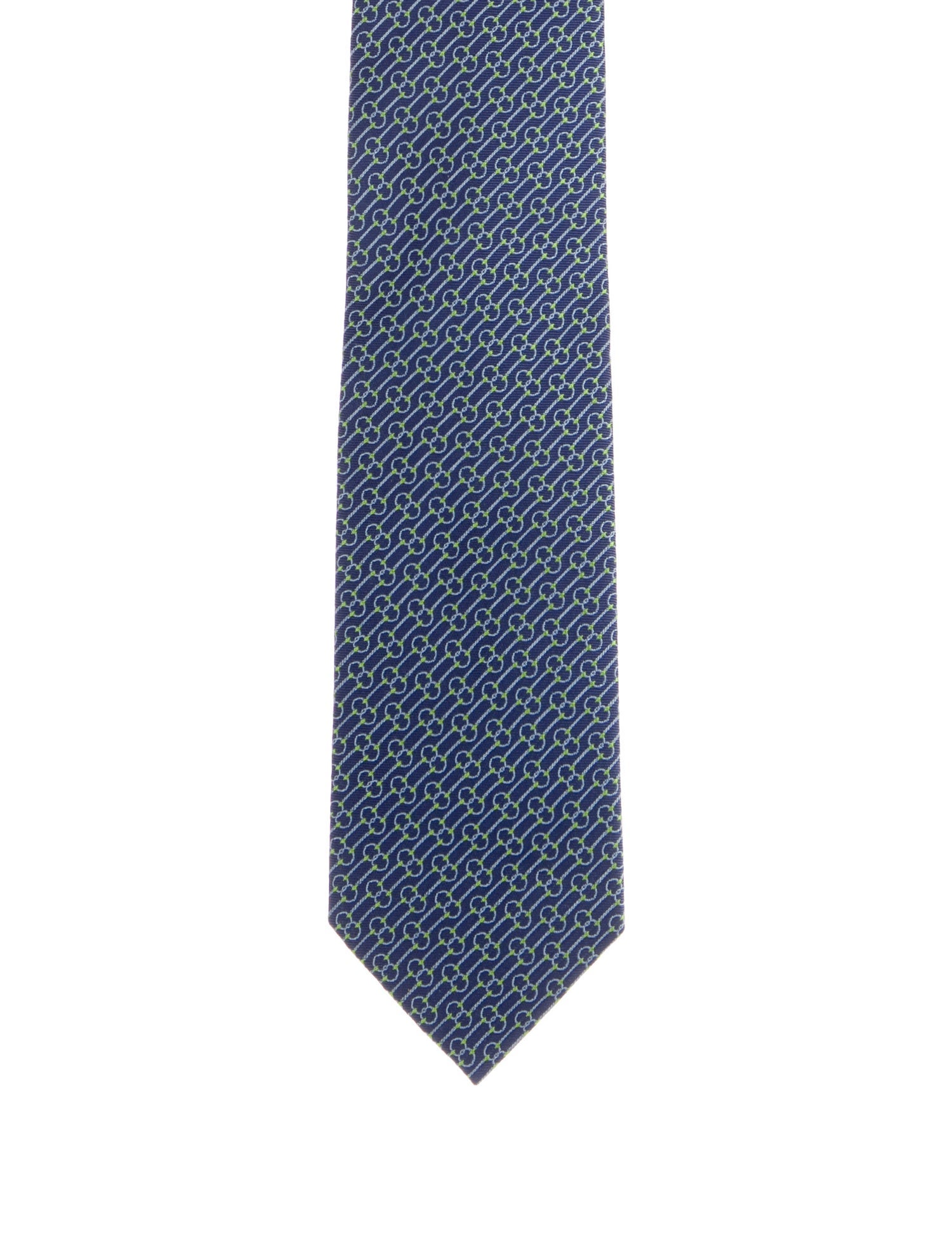 Hermès Silk Patterned Tie
