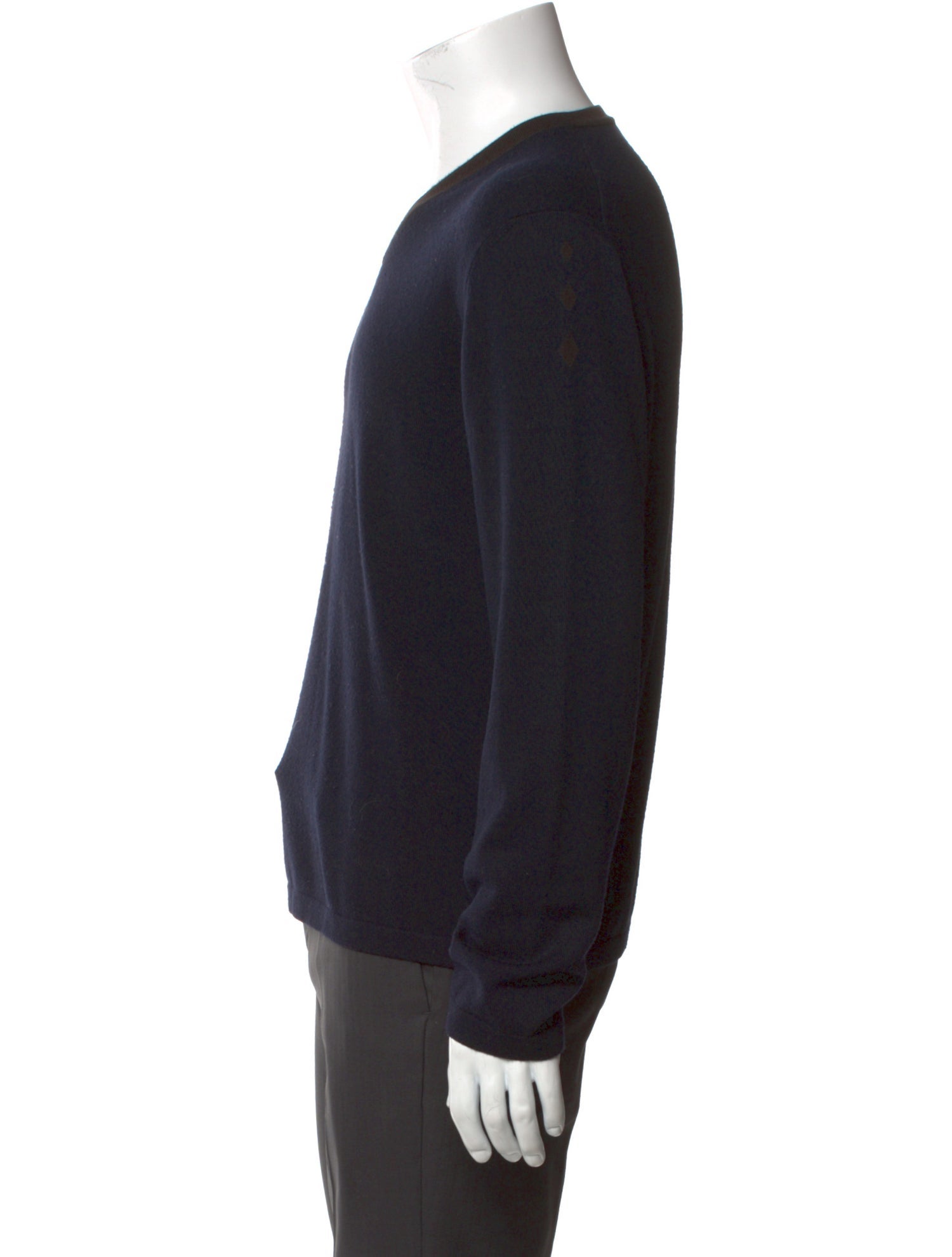 Hermès Merino Wool V-Neck Pullover