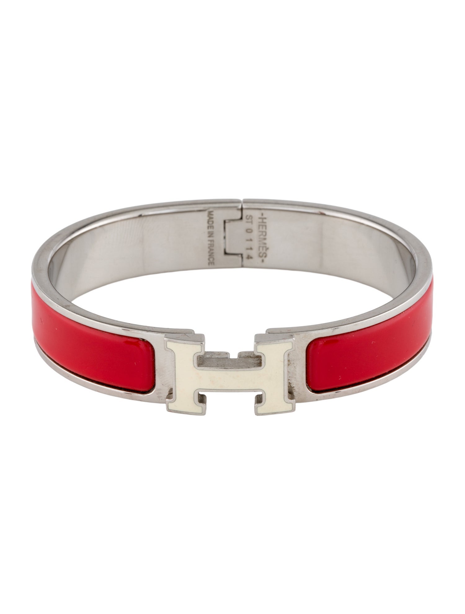 Hermès Enamel Clic H Bracelet