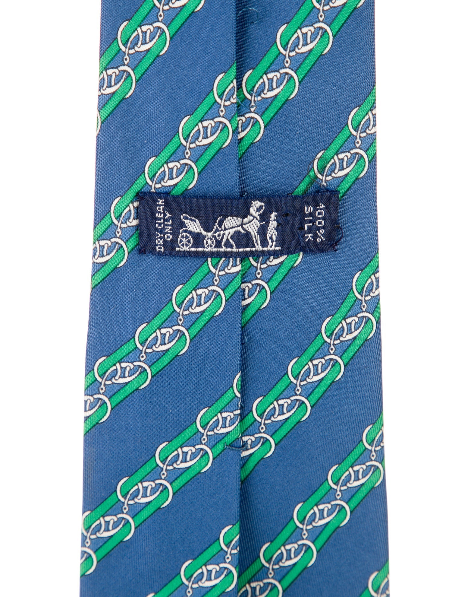 Hermès Silk Patterned tie