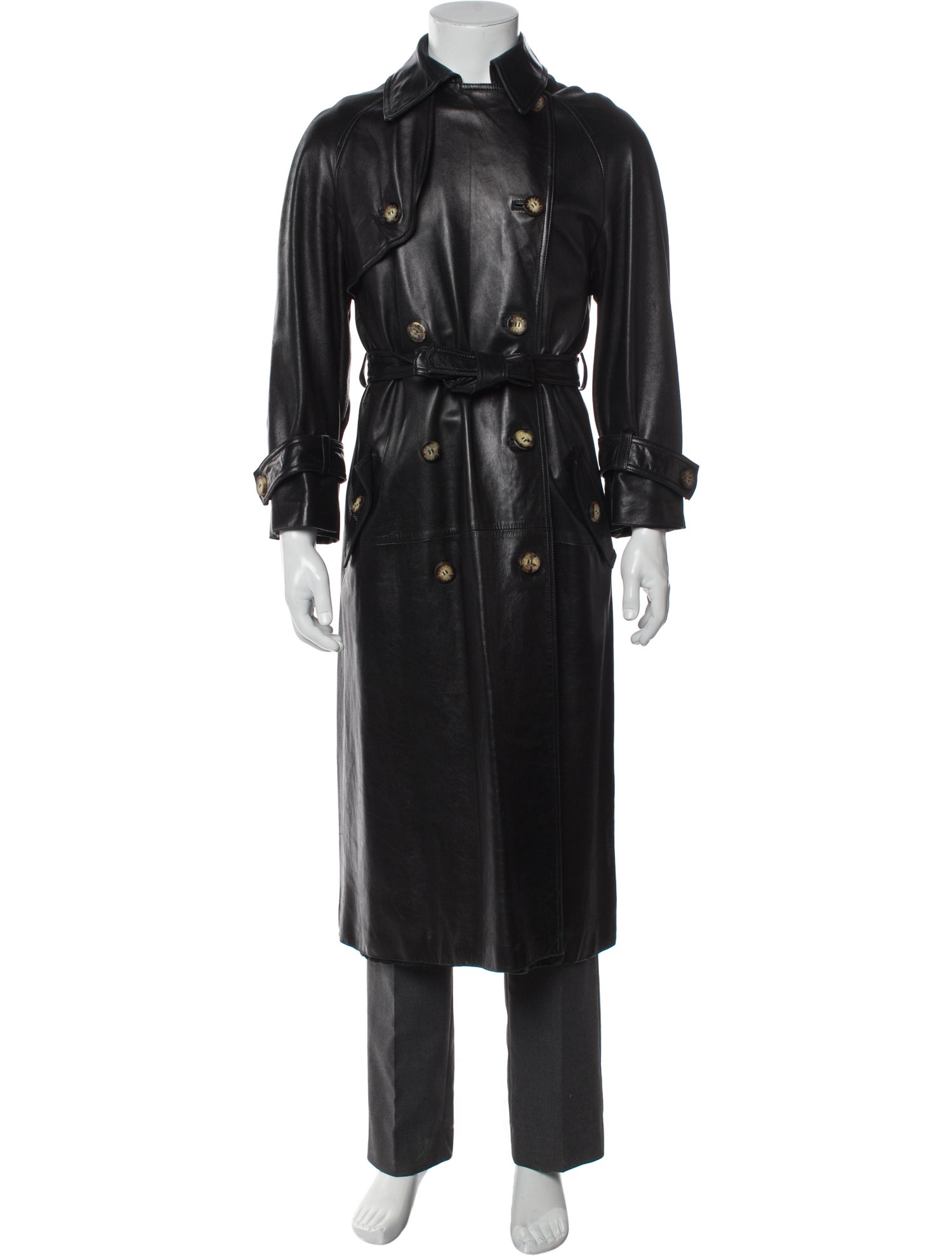 Hermès Lambskin Trench Coat