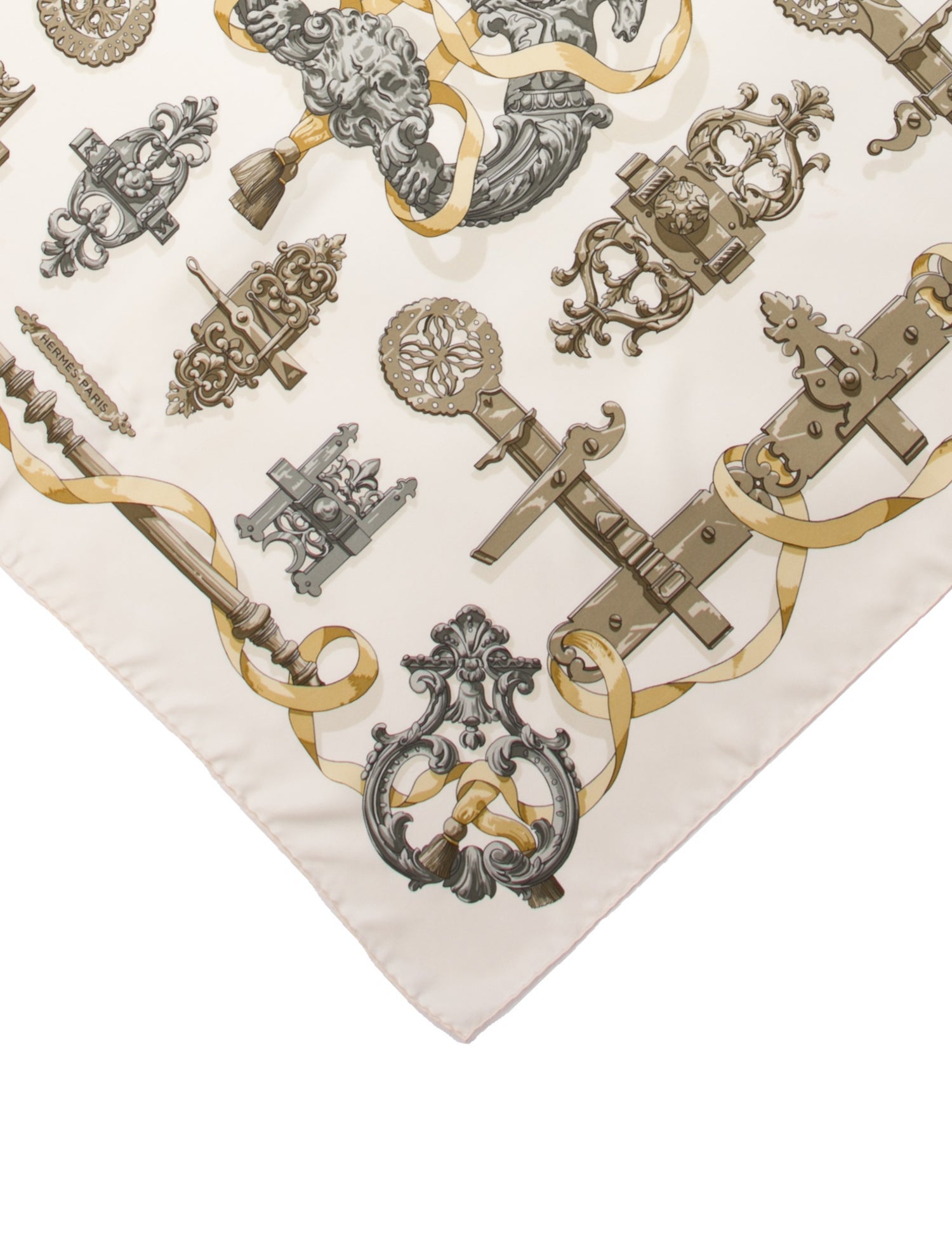 Hermès Ferronnerie Silk Scarf