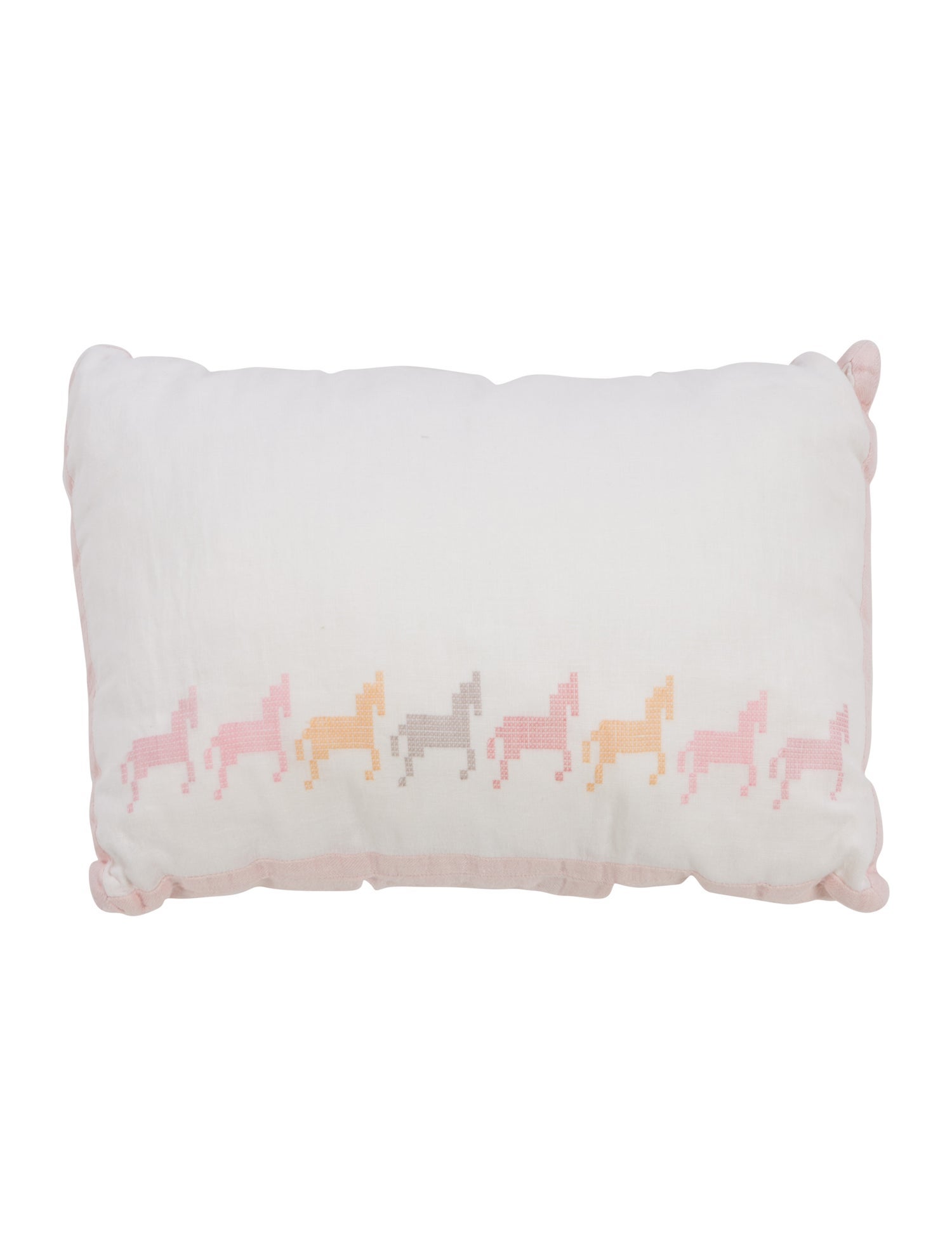 Hermès Cheval Pixel Throw Pillow