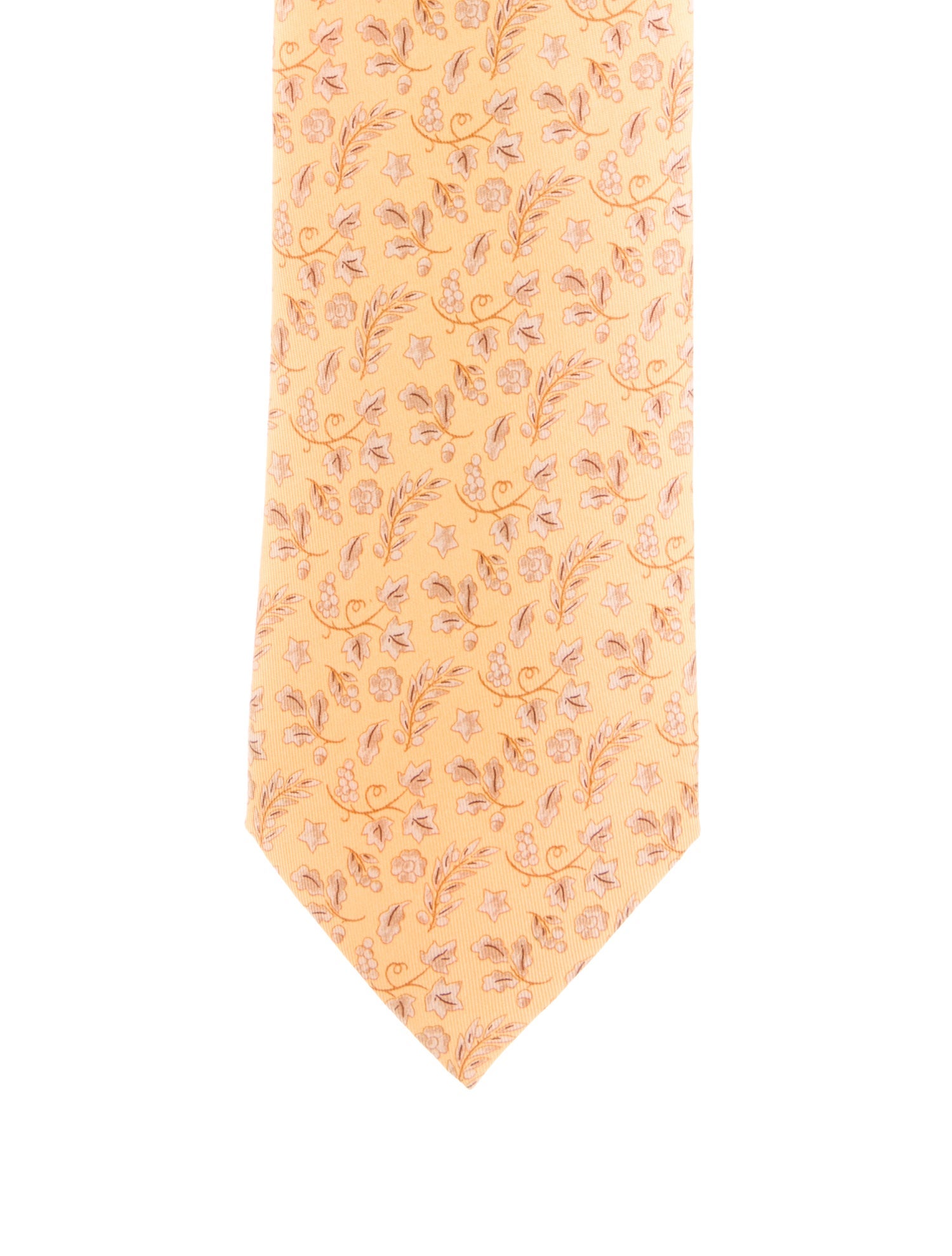 Hermès Silk Patterned Tie