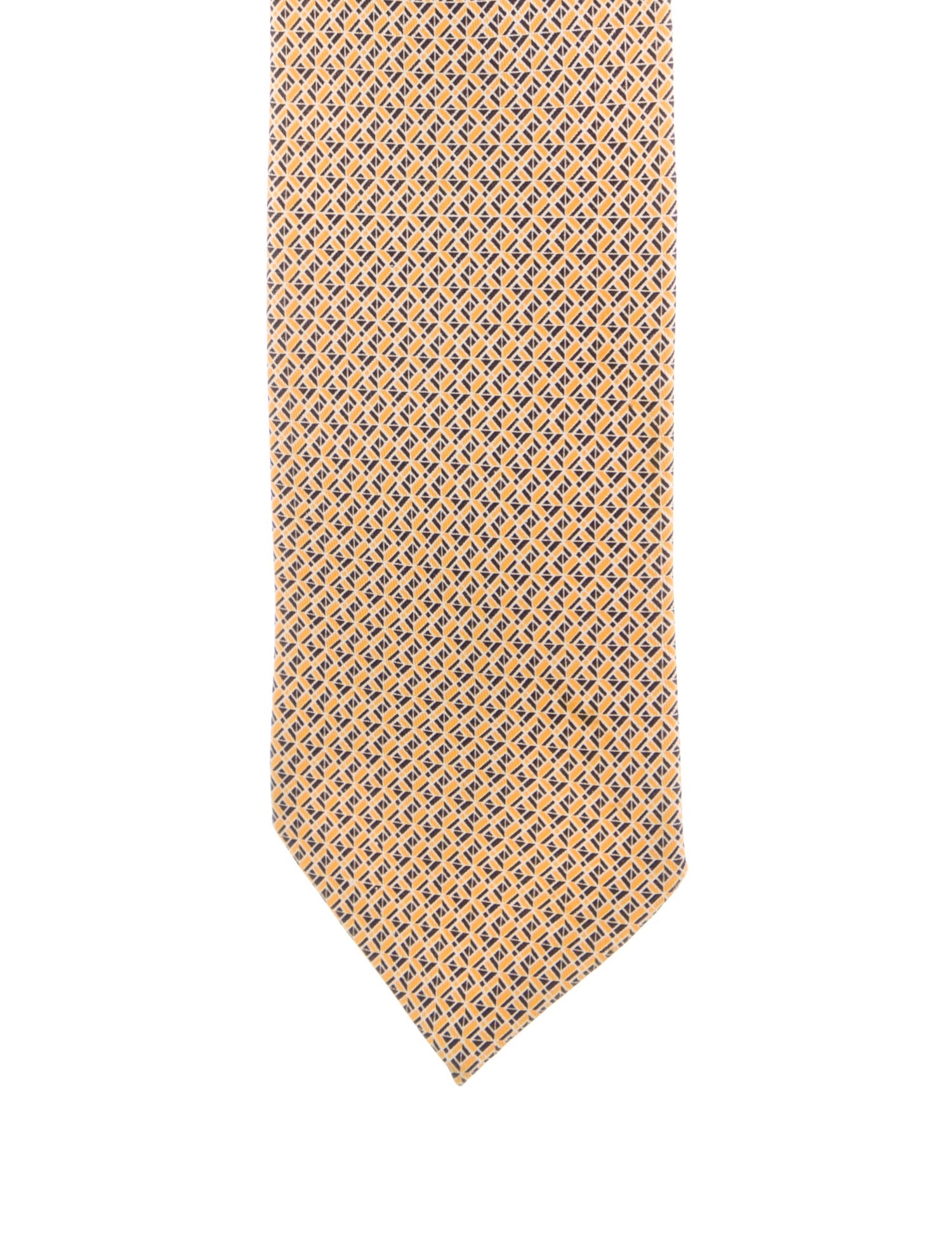 Hermès pattern print tie