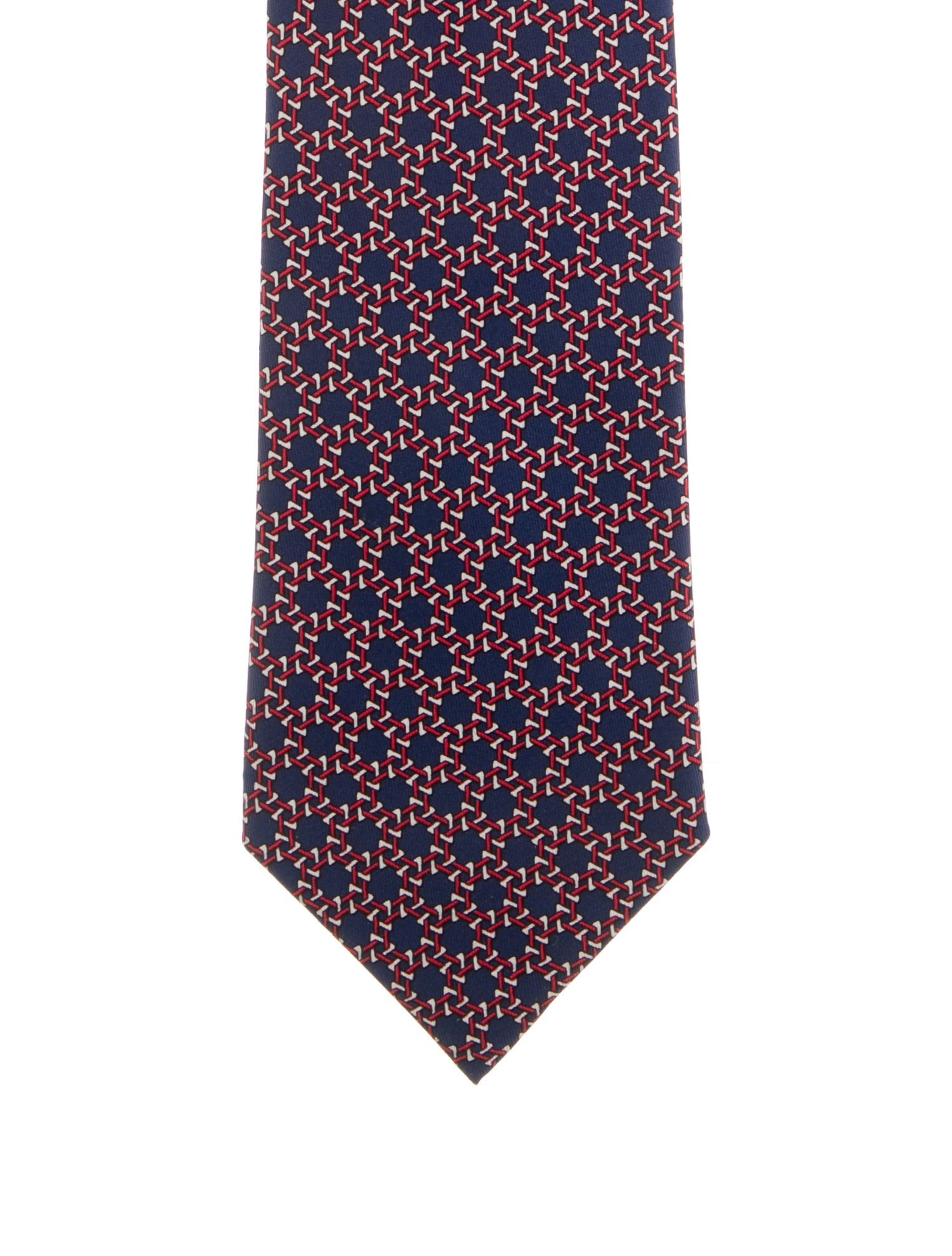 Hermès Silk Patterned Tie