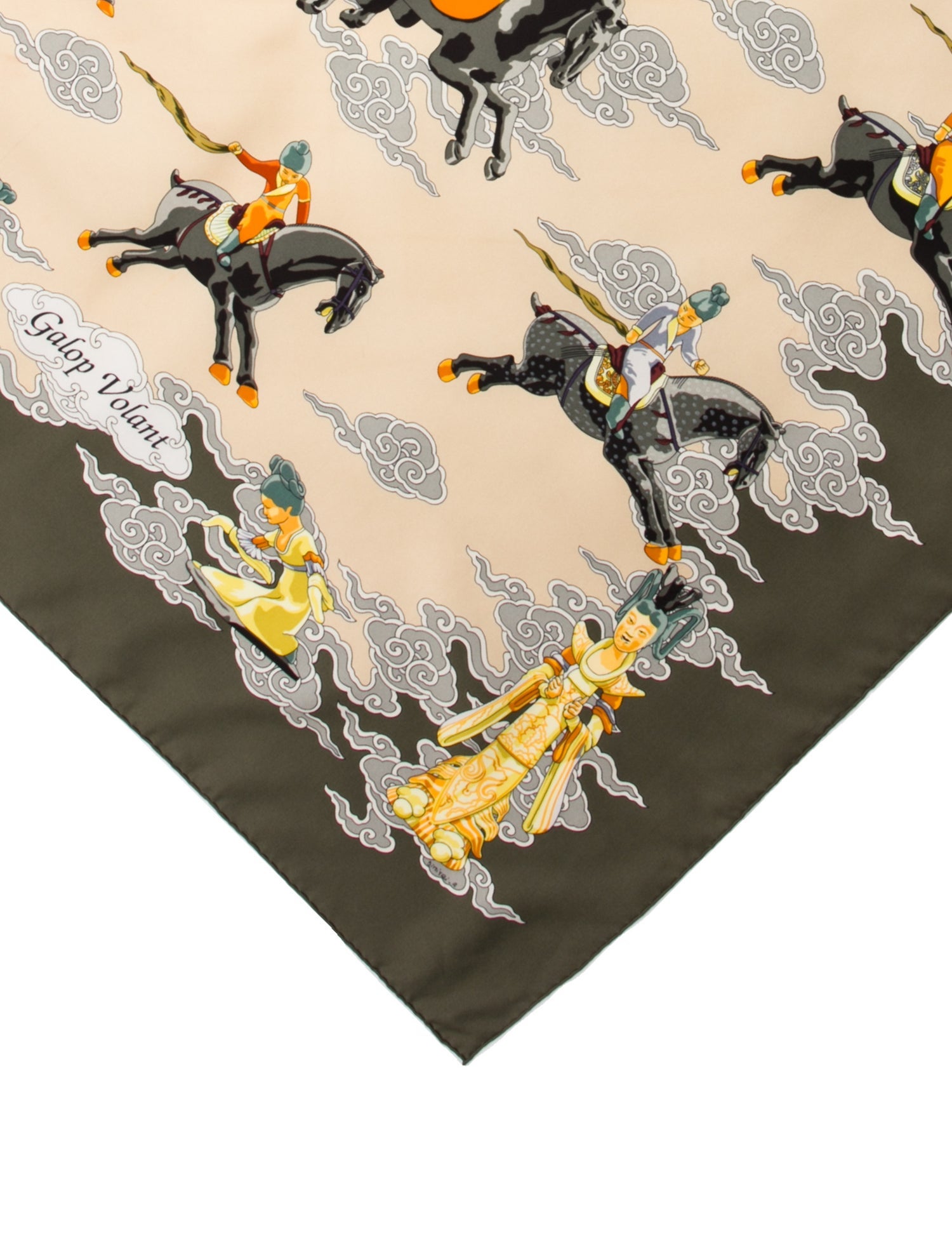 Hermès Galop Volant Silk Scarf