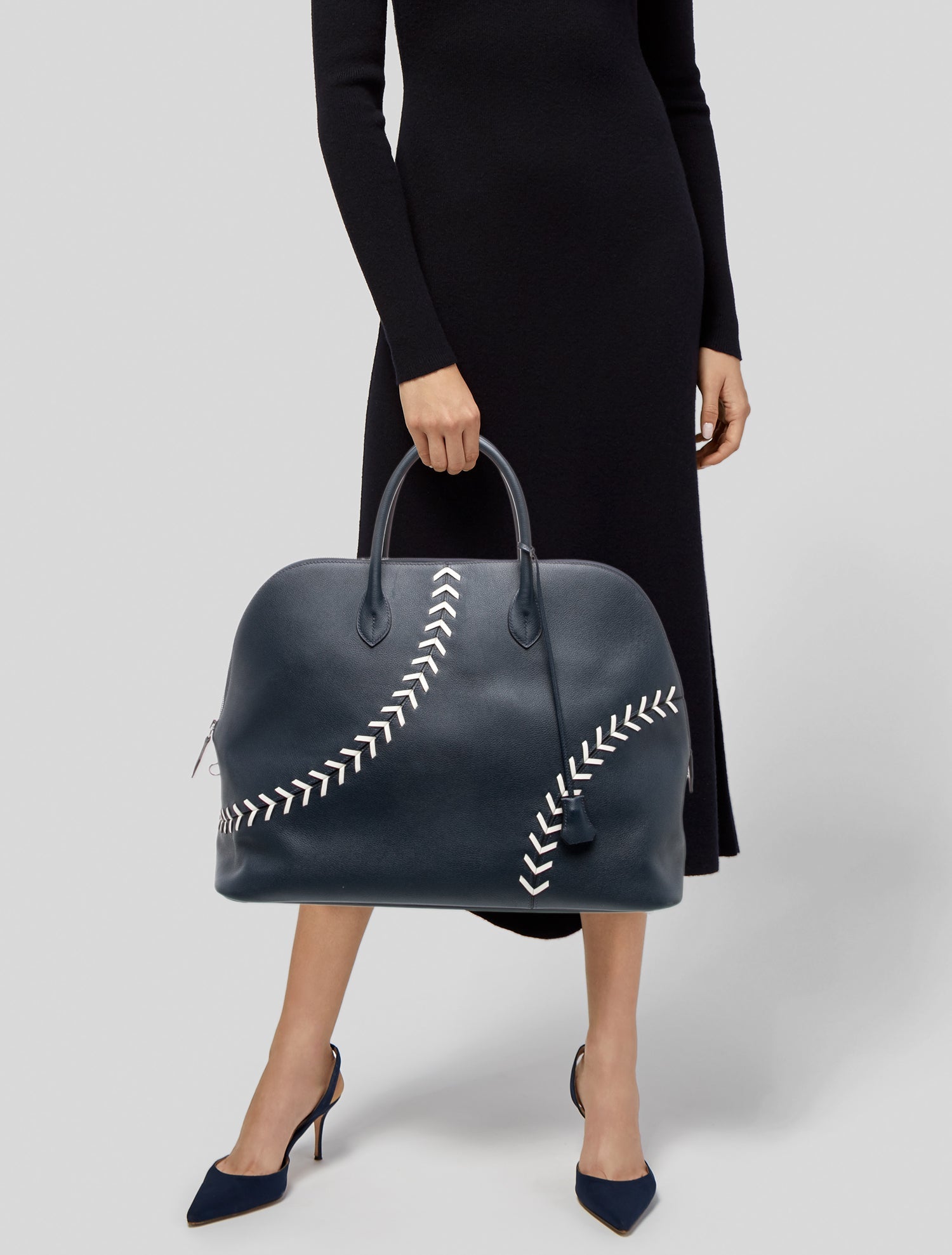 Hermès Evercolor Bolide 1923 Baseball Bag 45