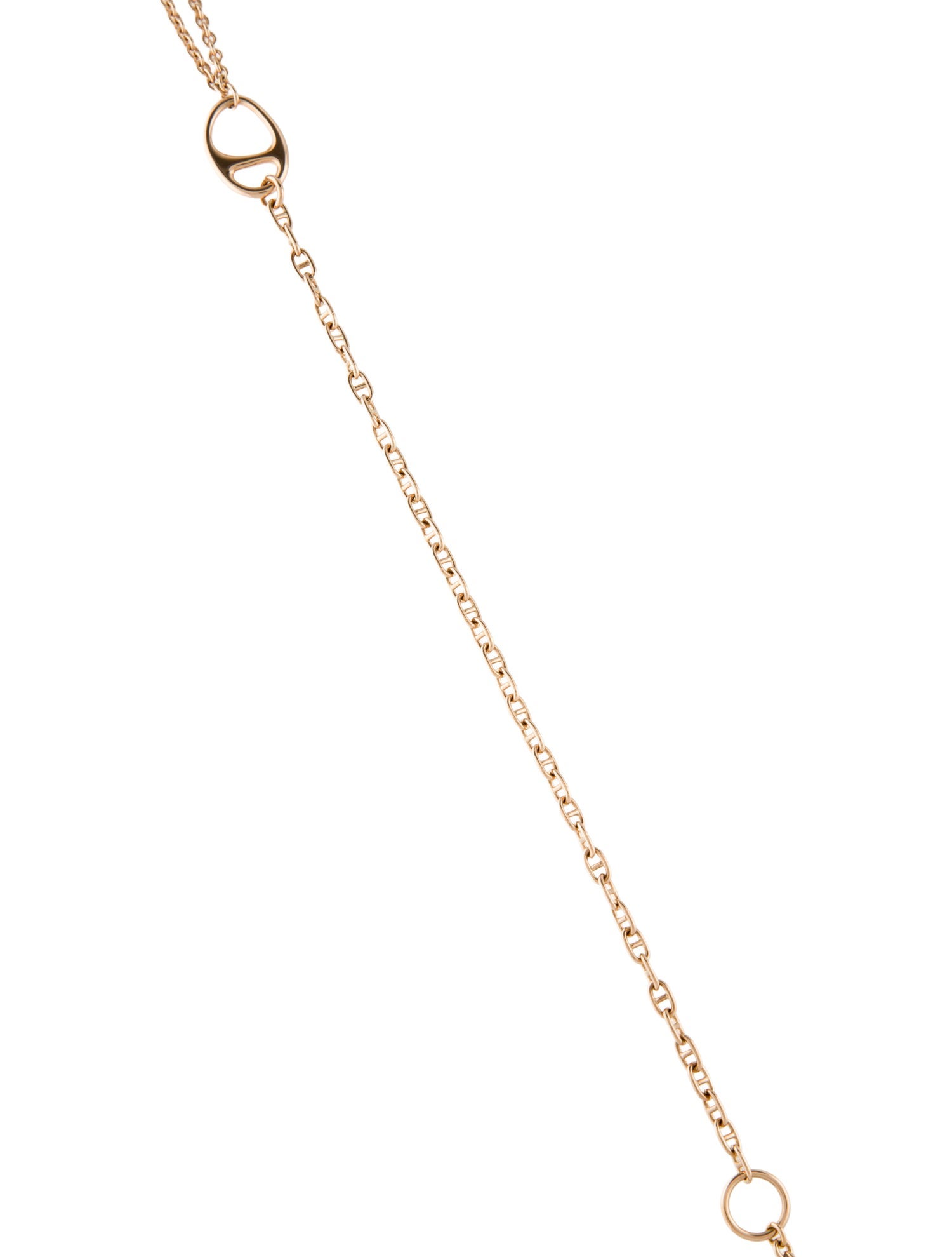 Hermès 18K Diamond Very Large Chaîne d'Ancre Punk Necklace