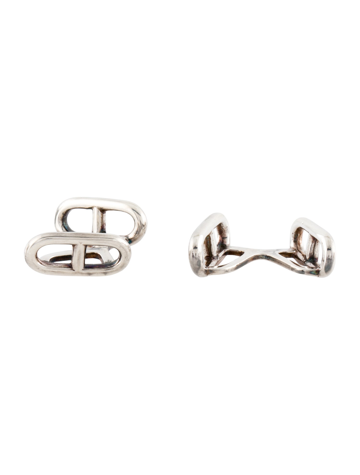 Hermès Vintage Chaine d'ancre Cufflinks
