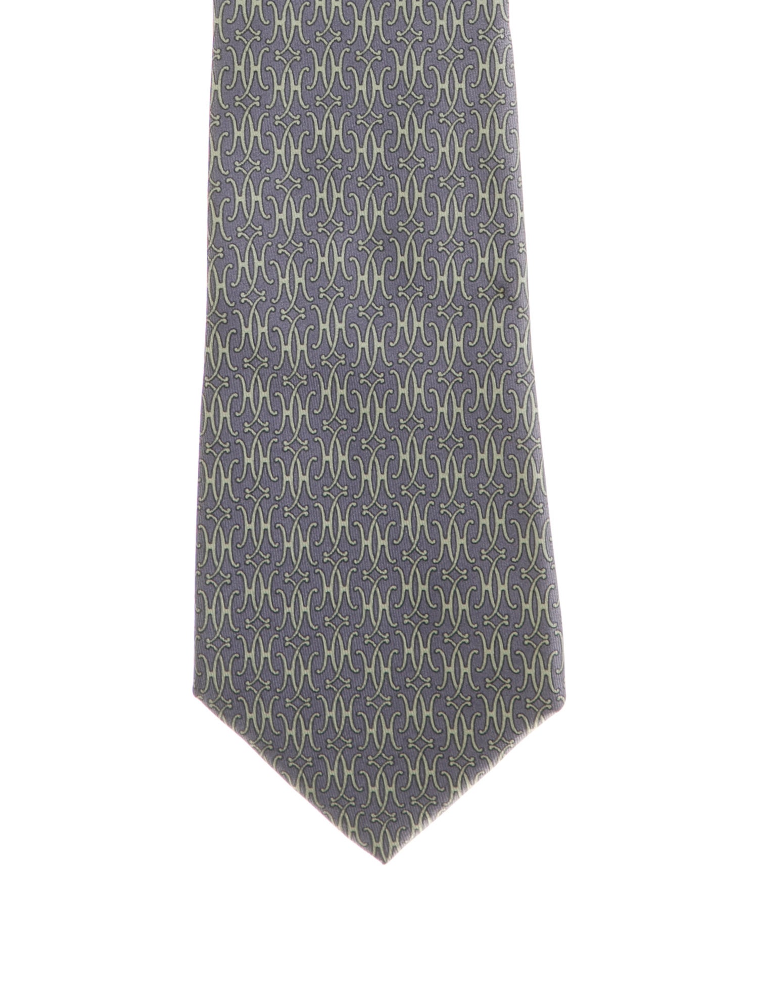 Hermès Silk Patterned Tie