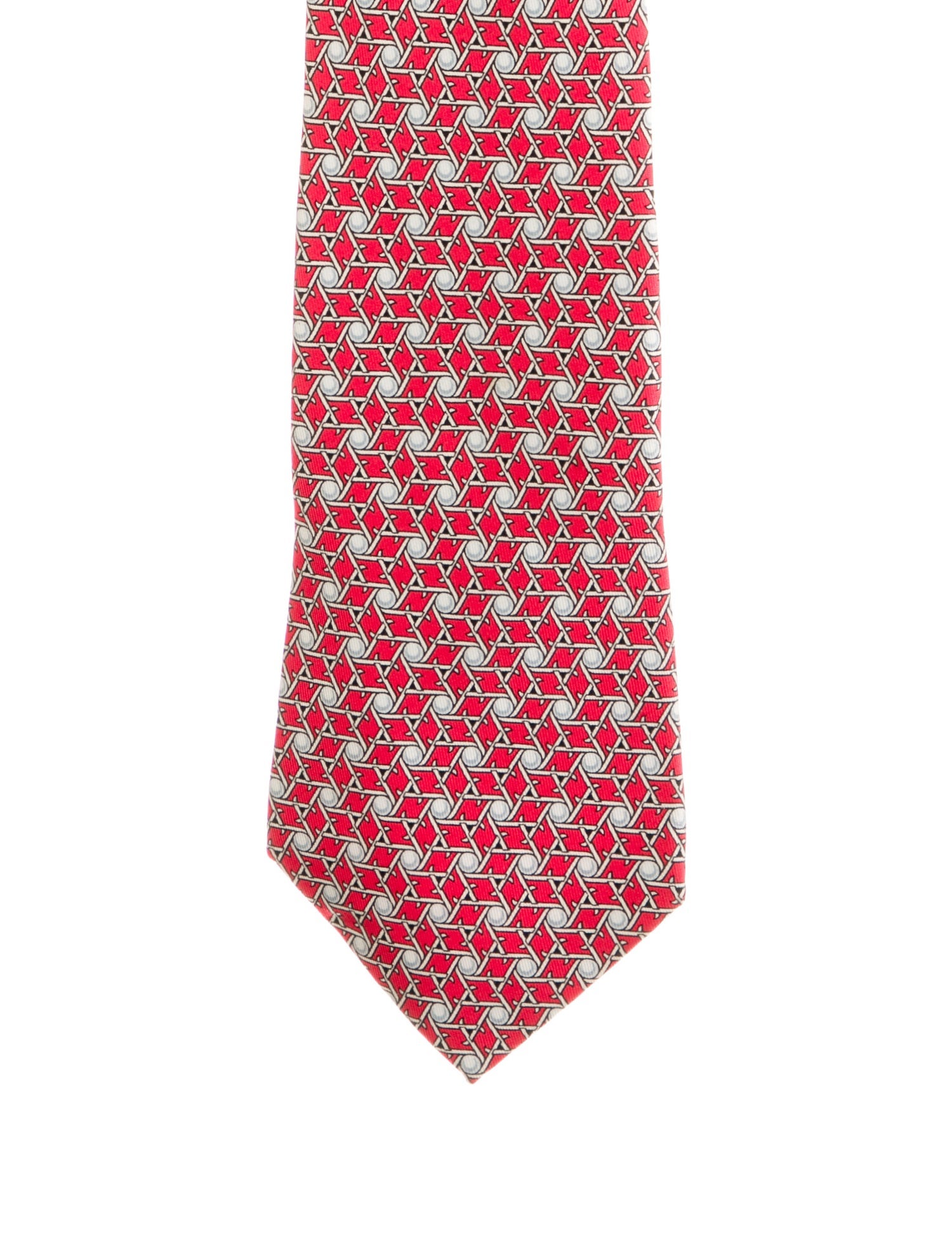 Hermès Silk Patterned Tie