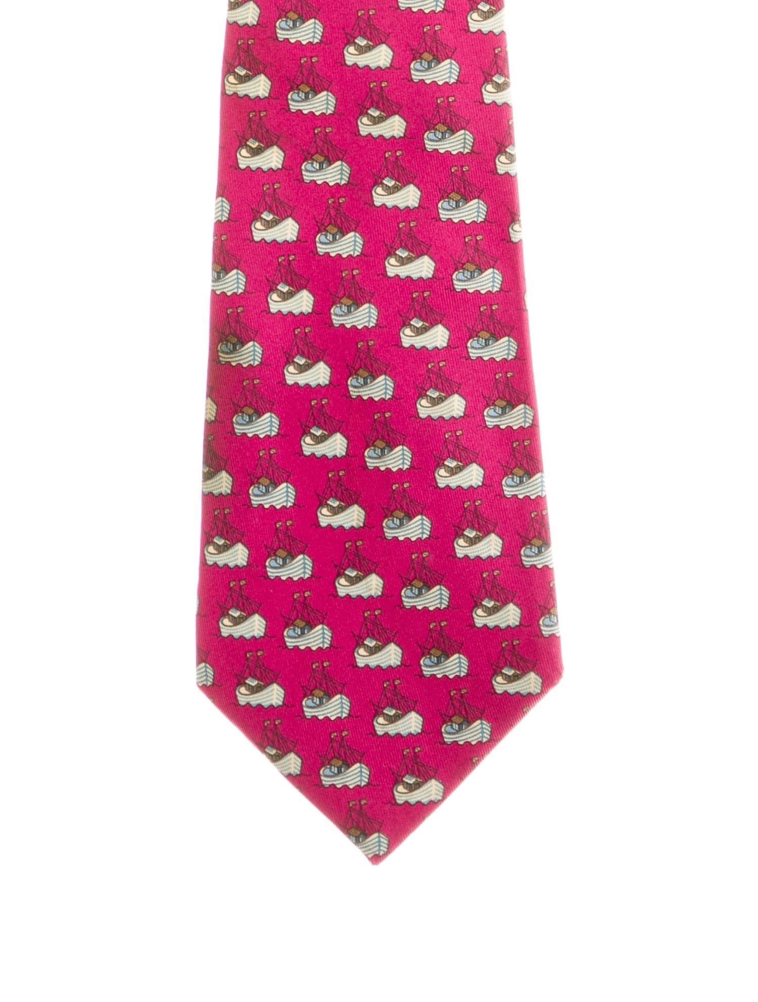 Hermès Silk patterned tie