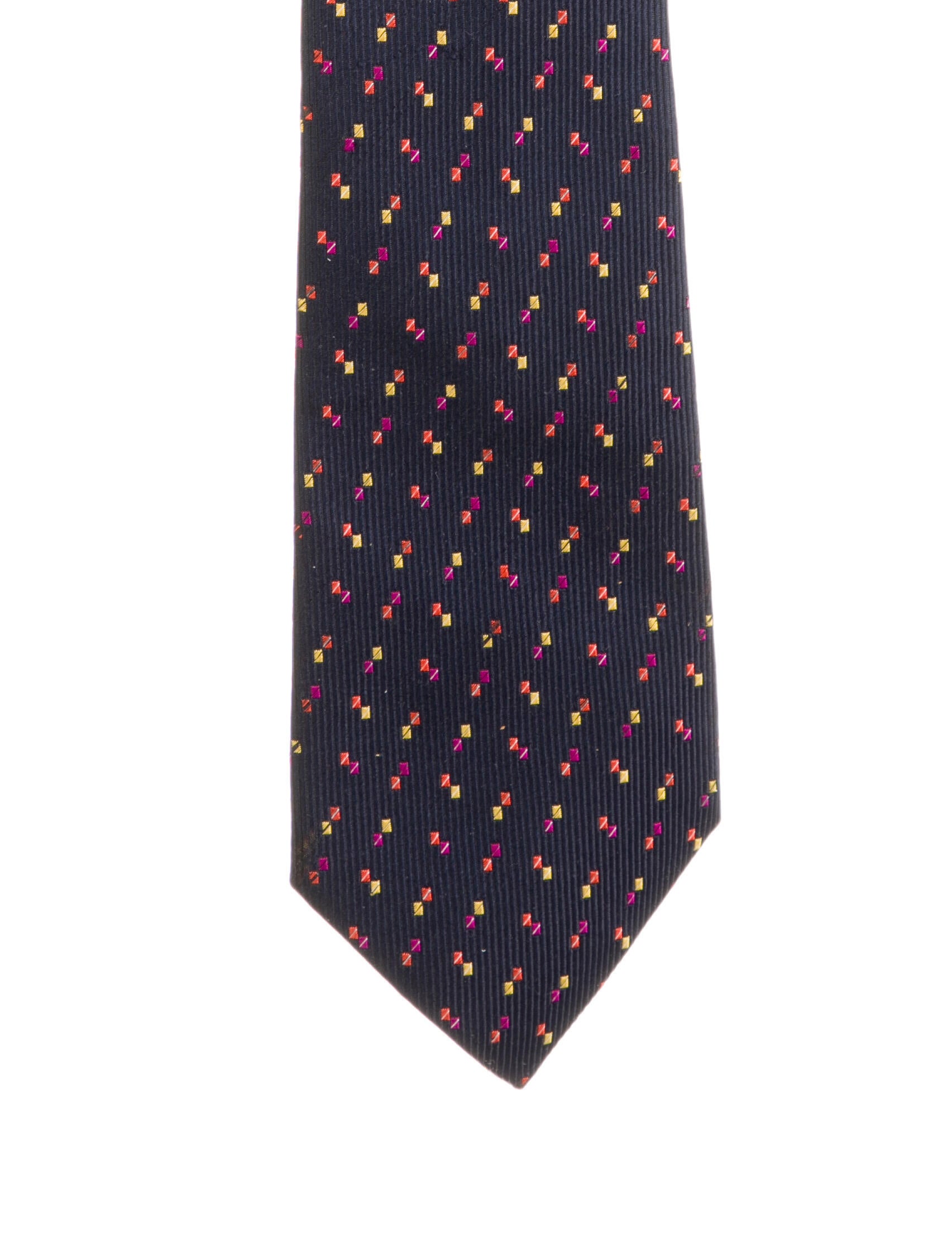 Hermès Silk Patterned tie