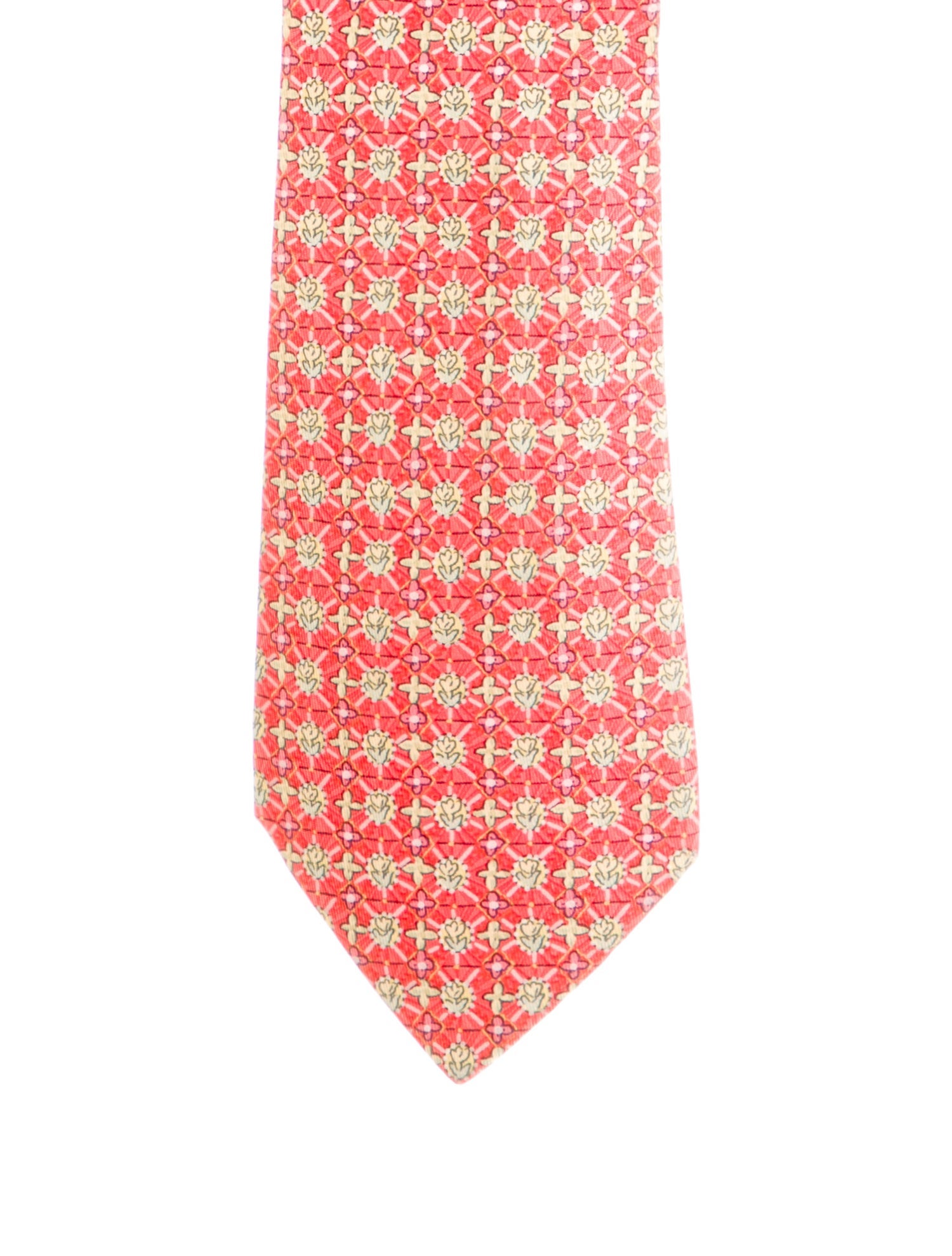 Hermès Silk Patterned Tie