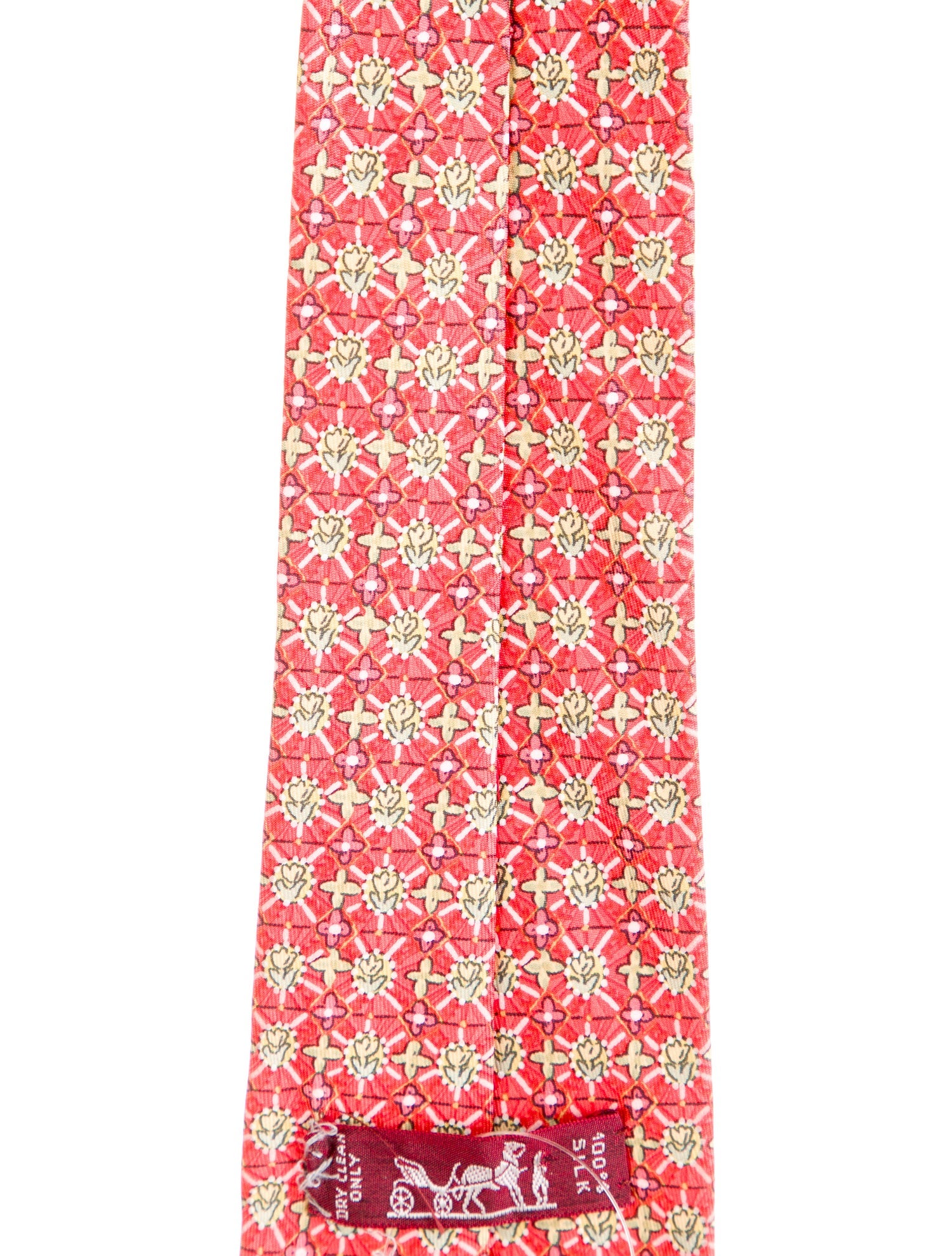 Hermès Silk Patterned Tie