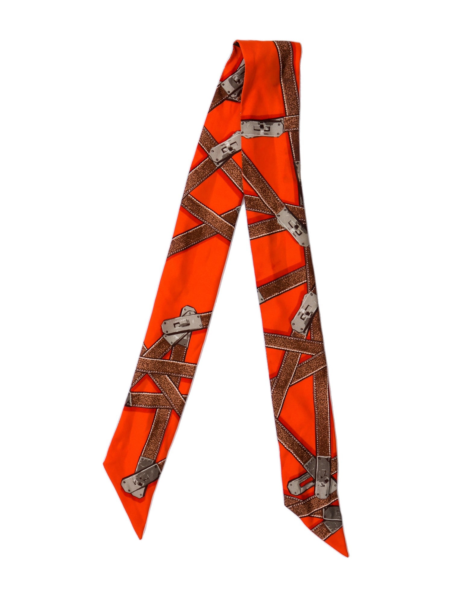 Hermès Trés Kelly Silk Twilly Scarf