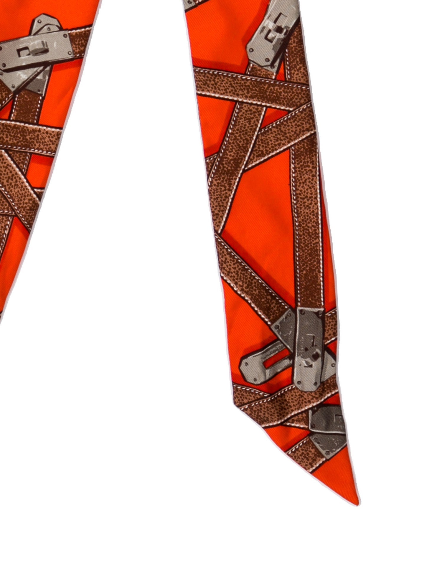 Hermès Trés Kelly Silk Twilly Scarf