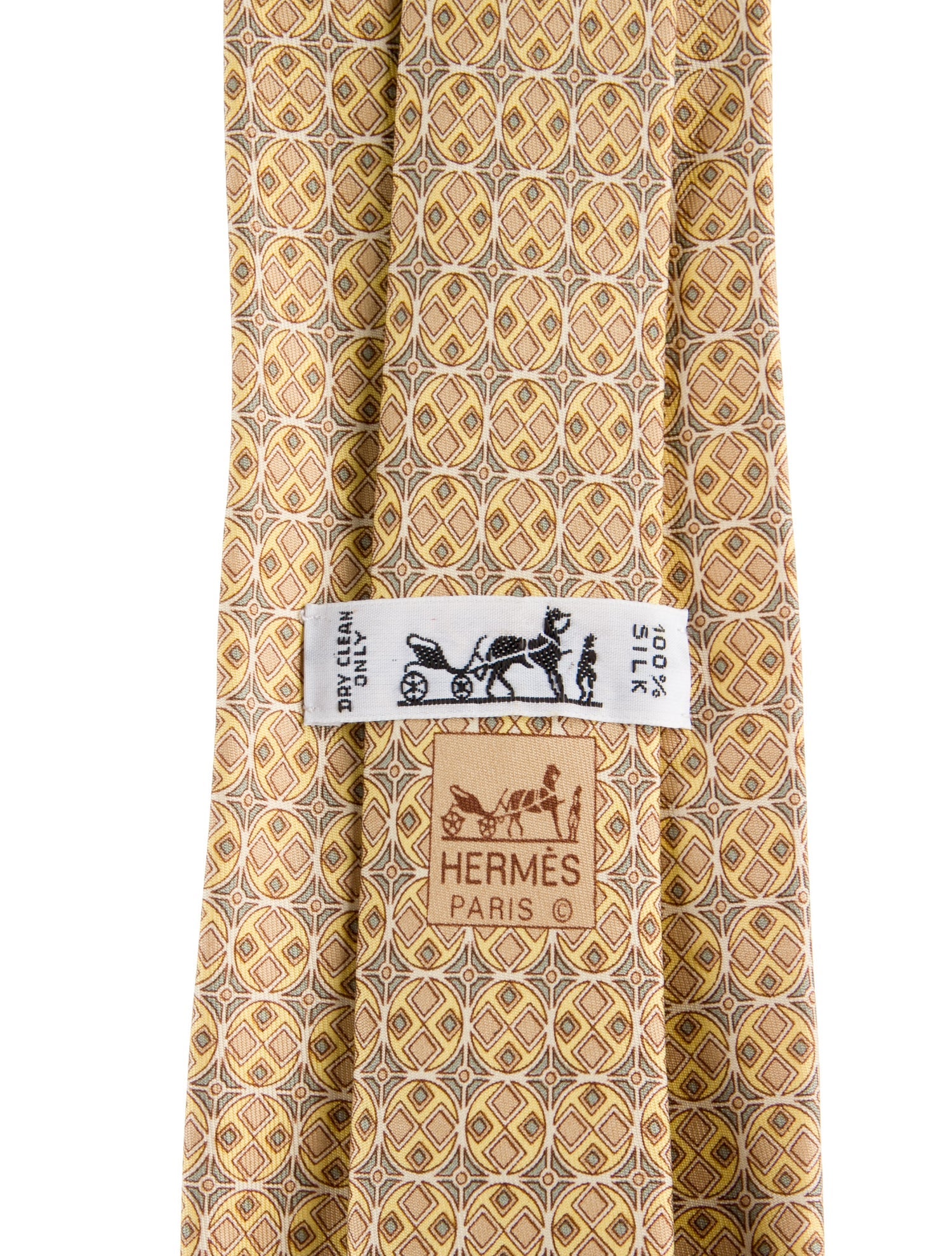 Hermès Silk Patterned Tie