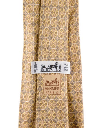 Hermès Silk Patterned Tie