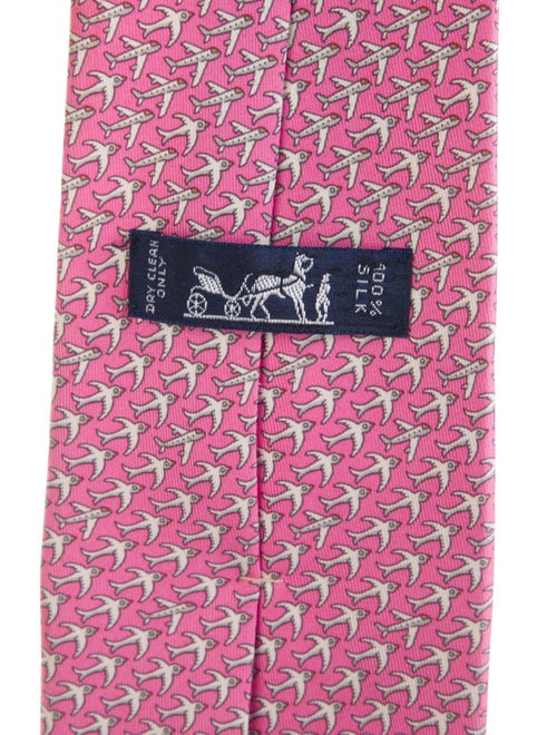 Hermès Silk Pattern tie