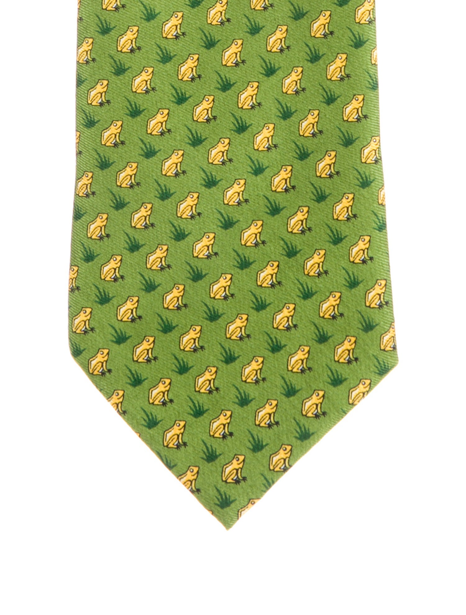 Hermès Silk Pattern Tie