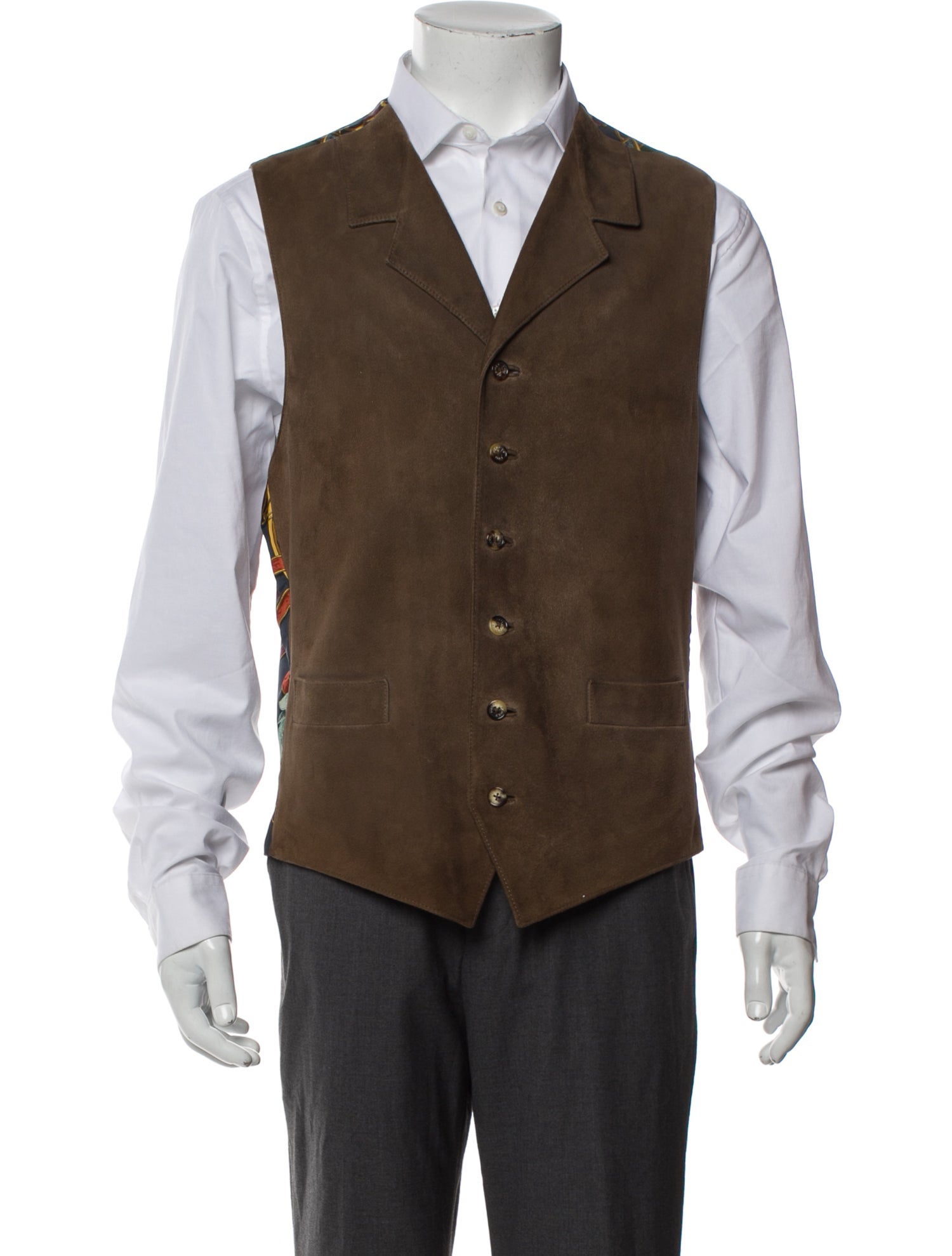 Hermès Lambskin Suit Vest