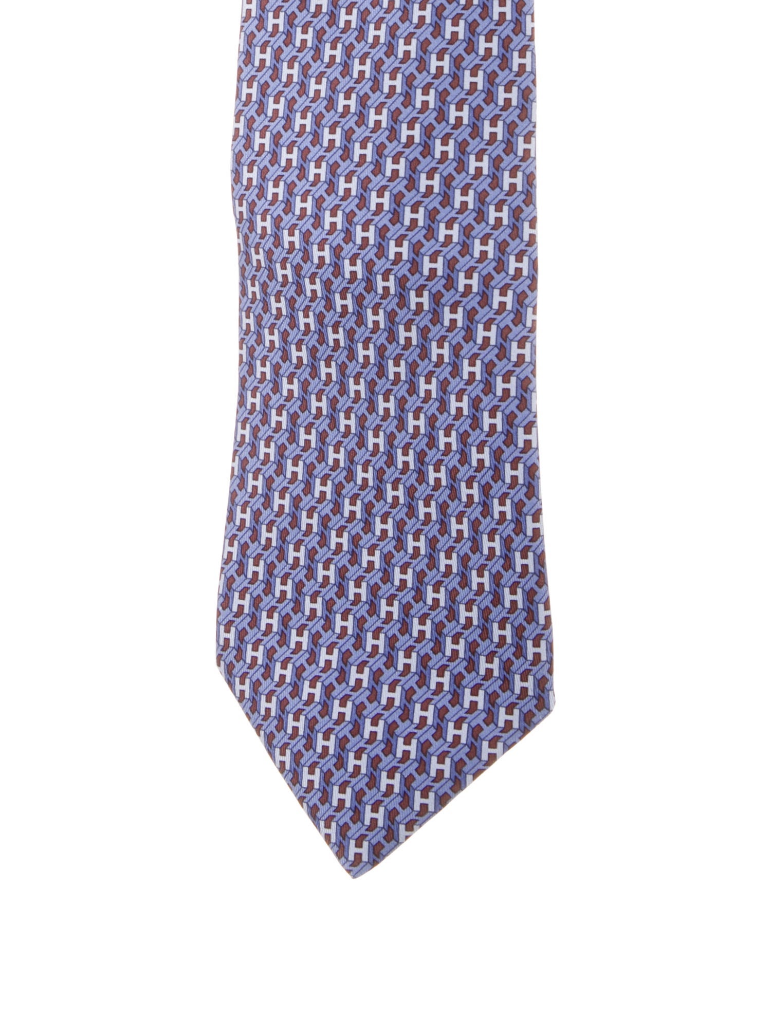 Hermès Silk Pattern Tie