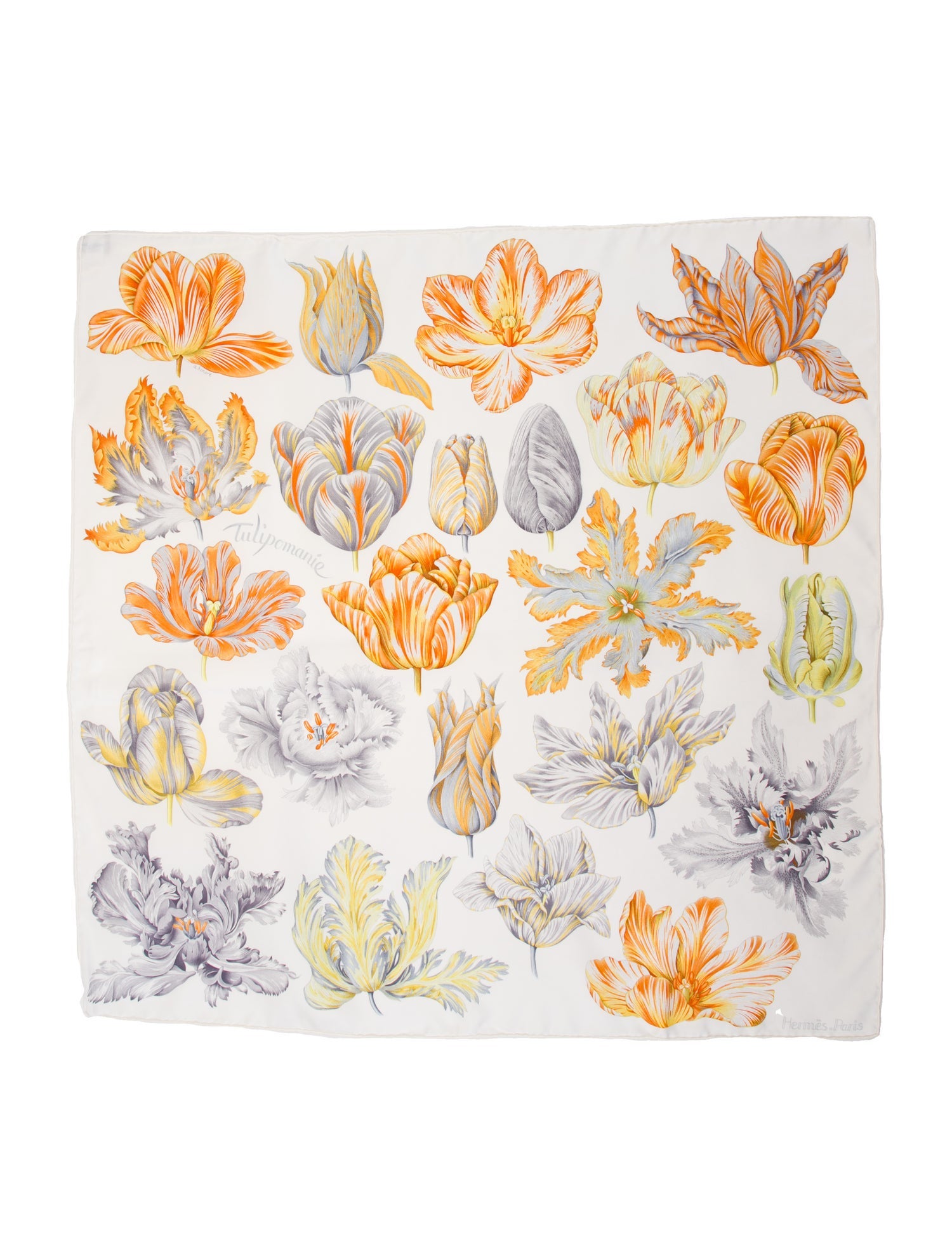 Hermès Tulipomanie Silk Scarf w/ Tags