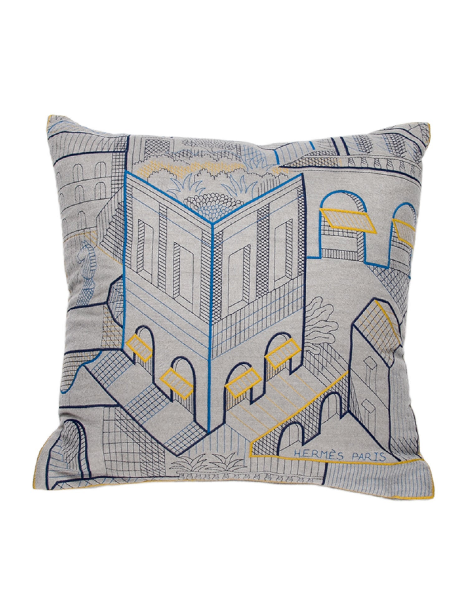 Hermès Les Cavaliers Throw Pillow
