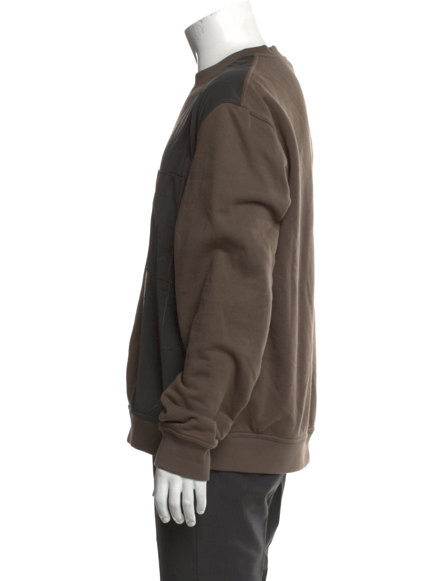 Hermès Colorblock Pattern Crew Neck Pullover