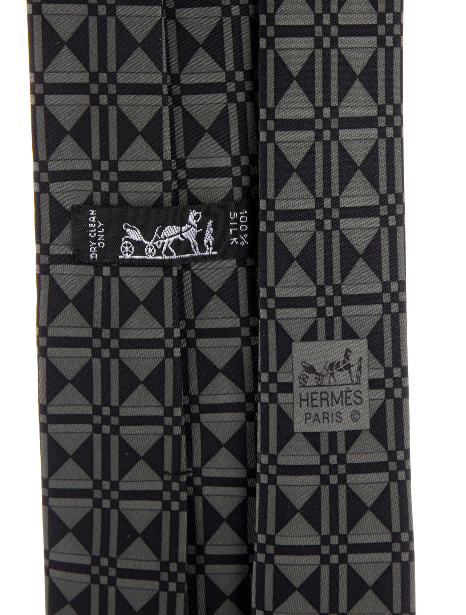 Hermès Silk Patterned Tie