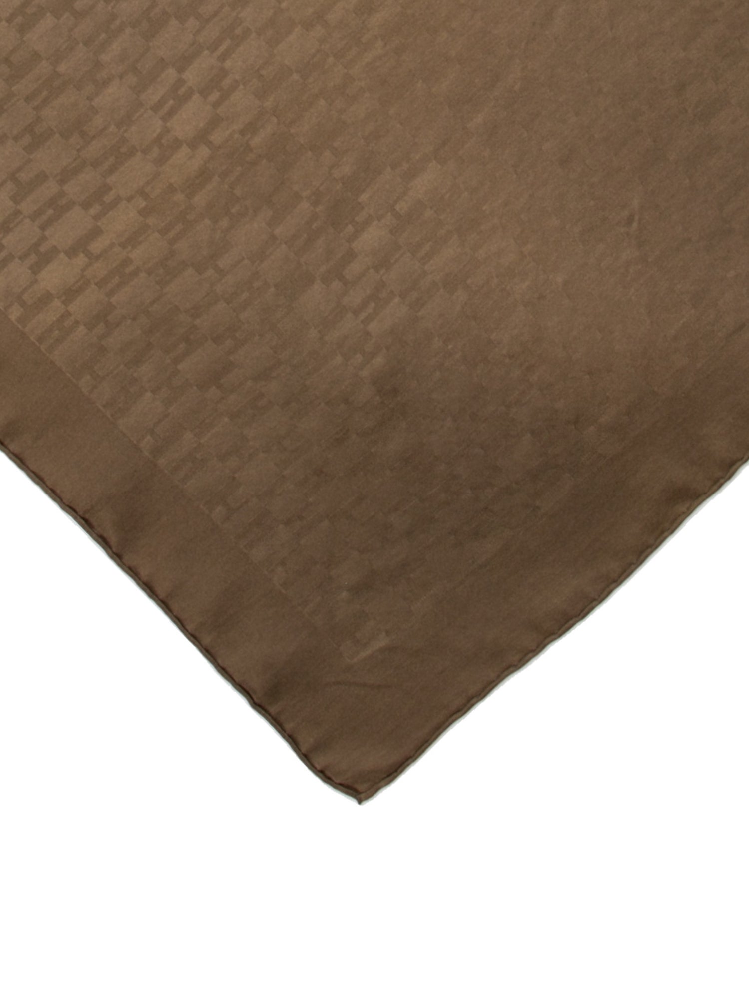 Hermès Façonnee Grand H Silk Pocket Square