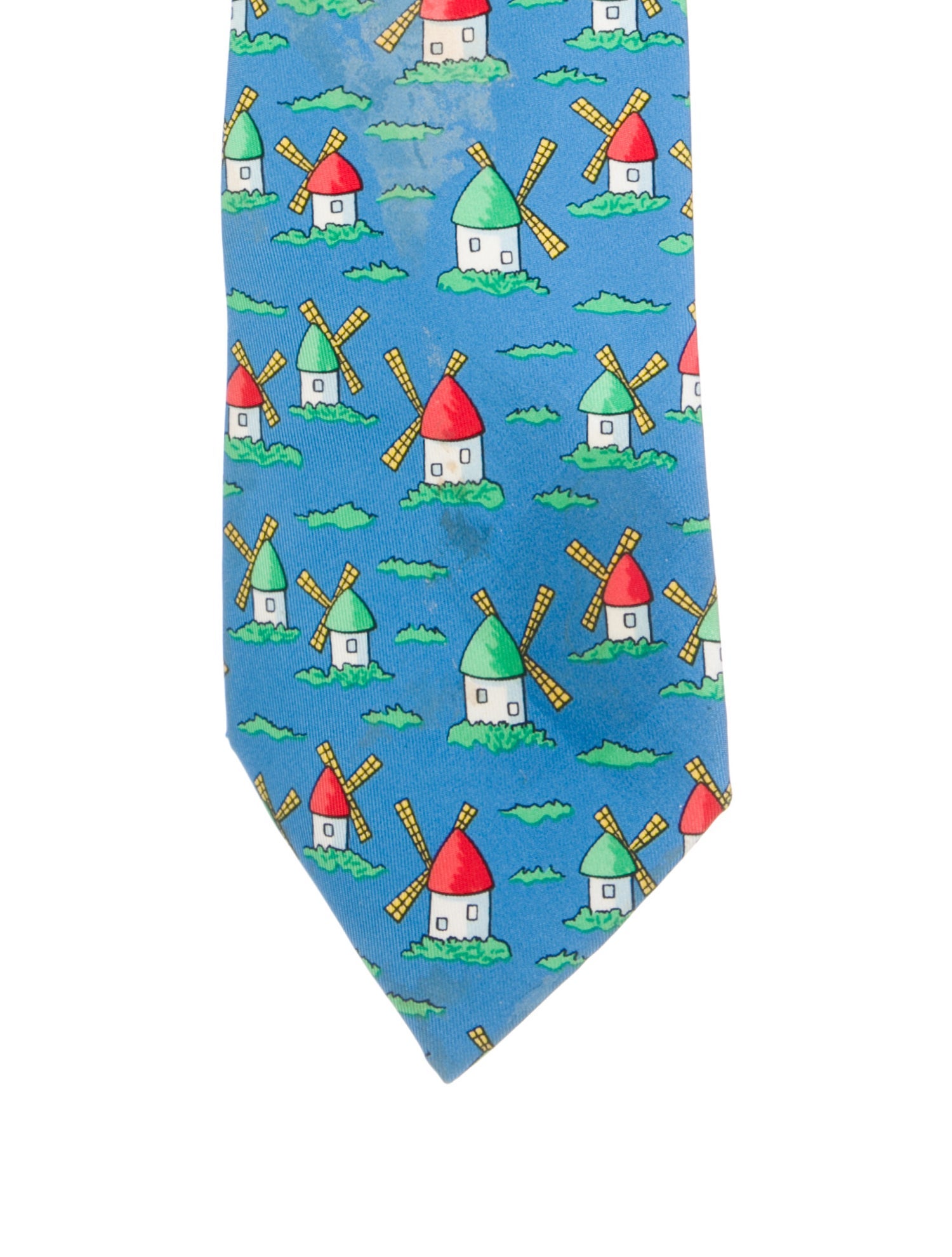 Hermès Silk Patterned tie