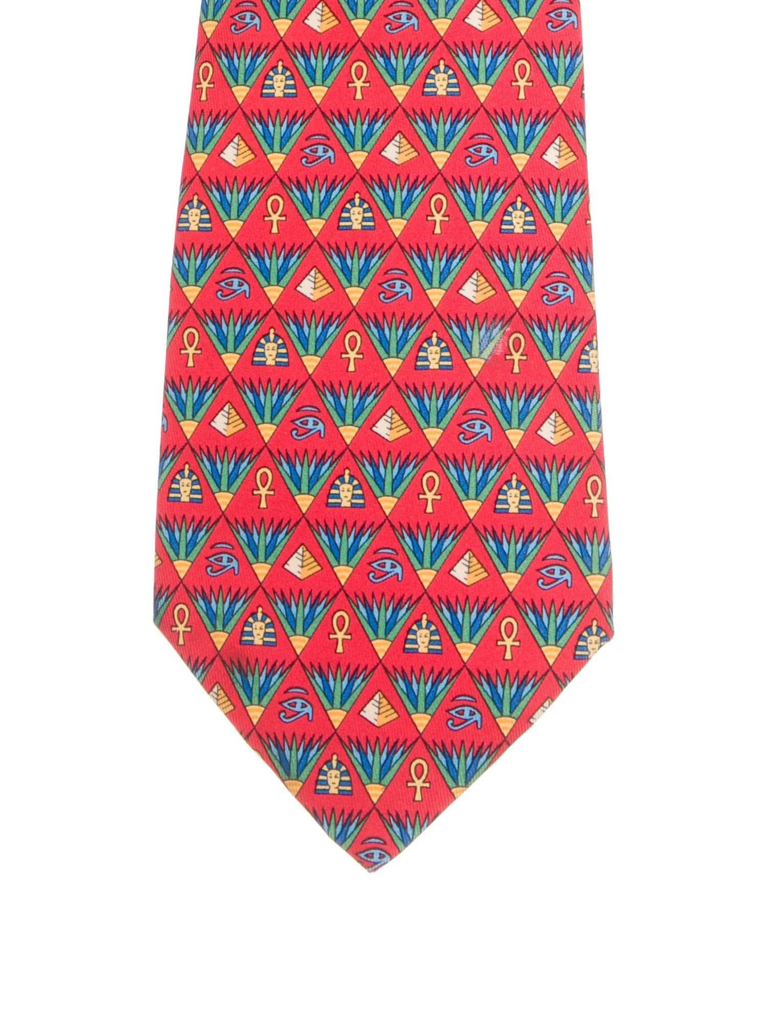 Hermès Silk Patterned tie