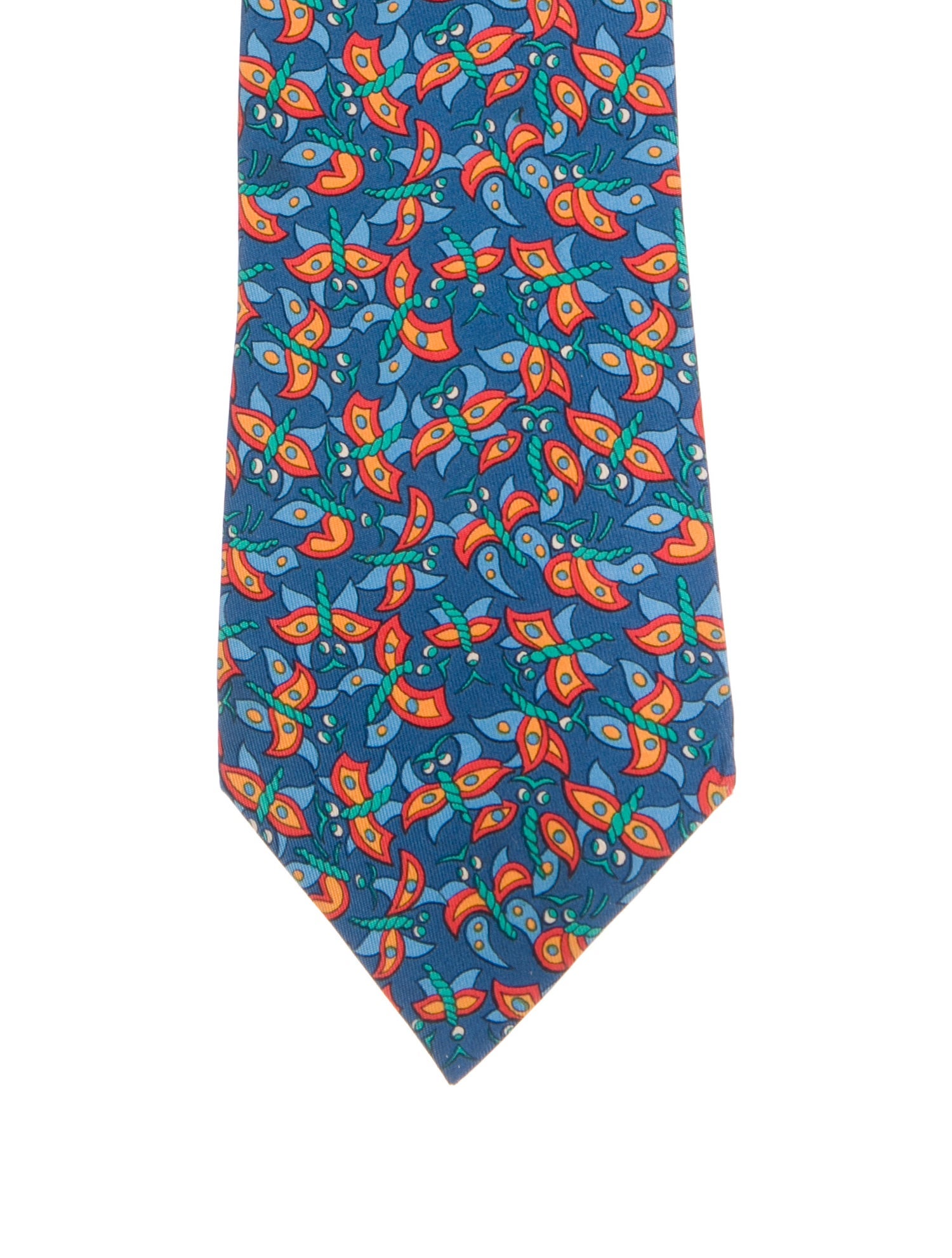 Hermès Silk Patterned Tie