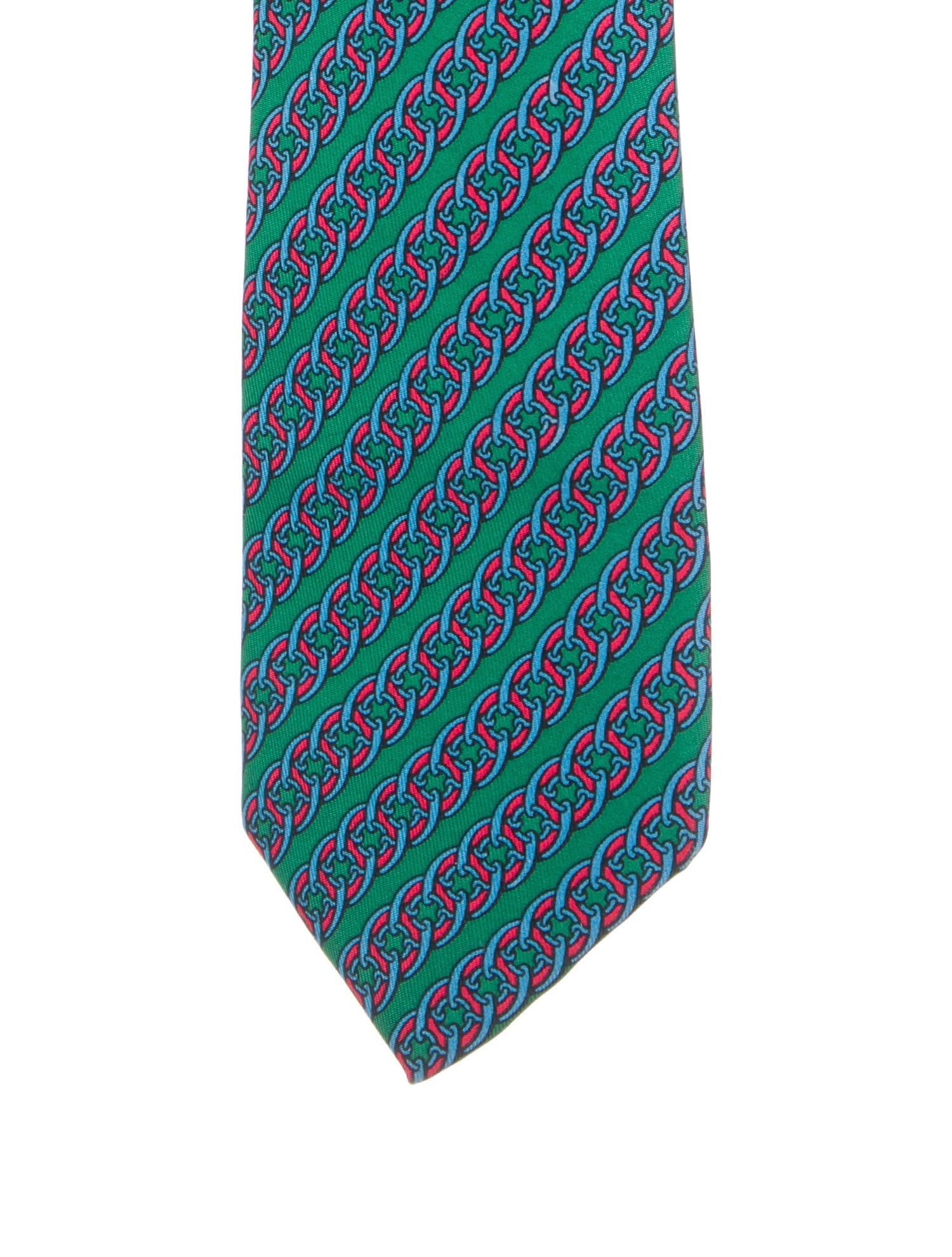 Hermès Silk Printed Tie