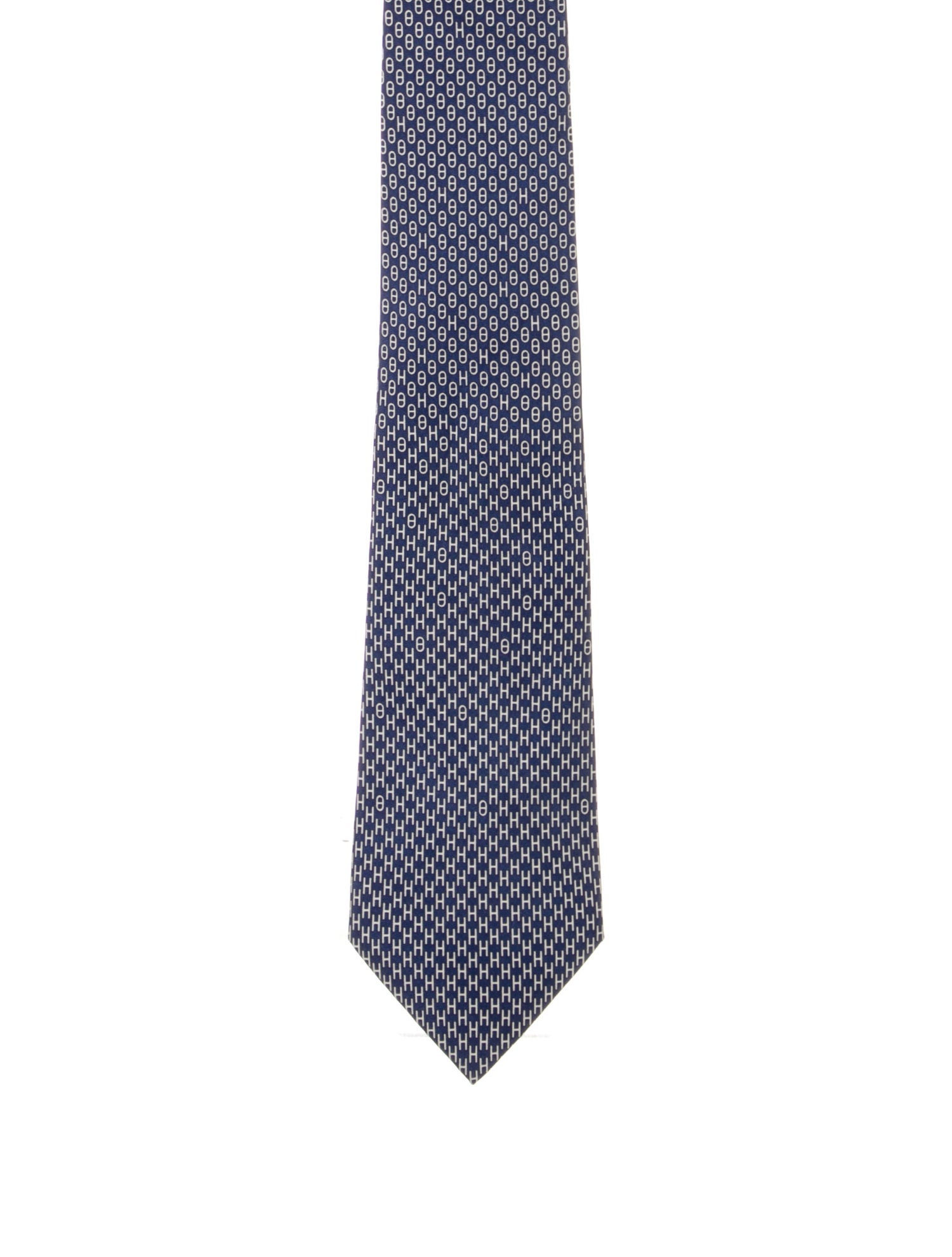 Hermès Silk Printed Tie