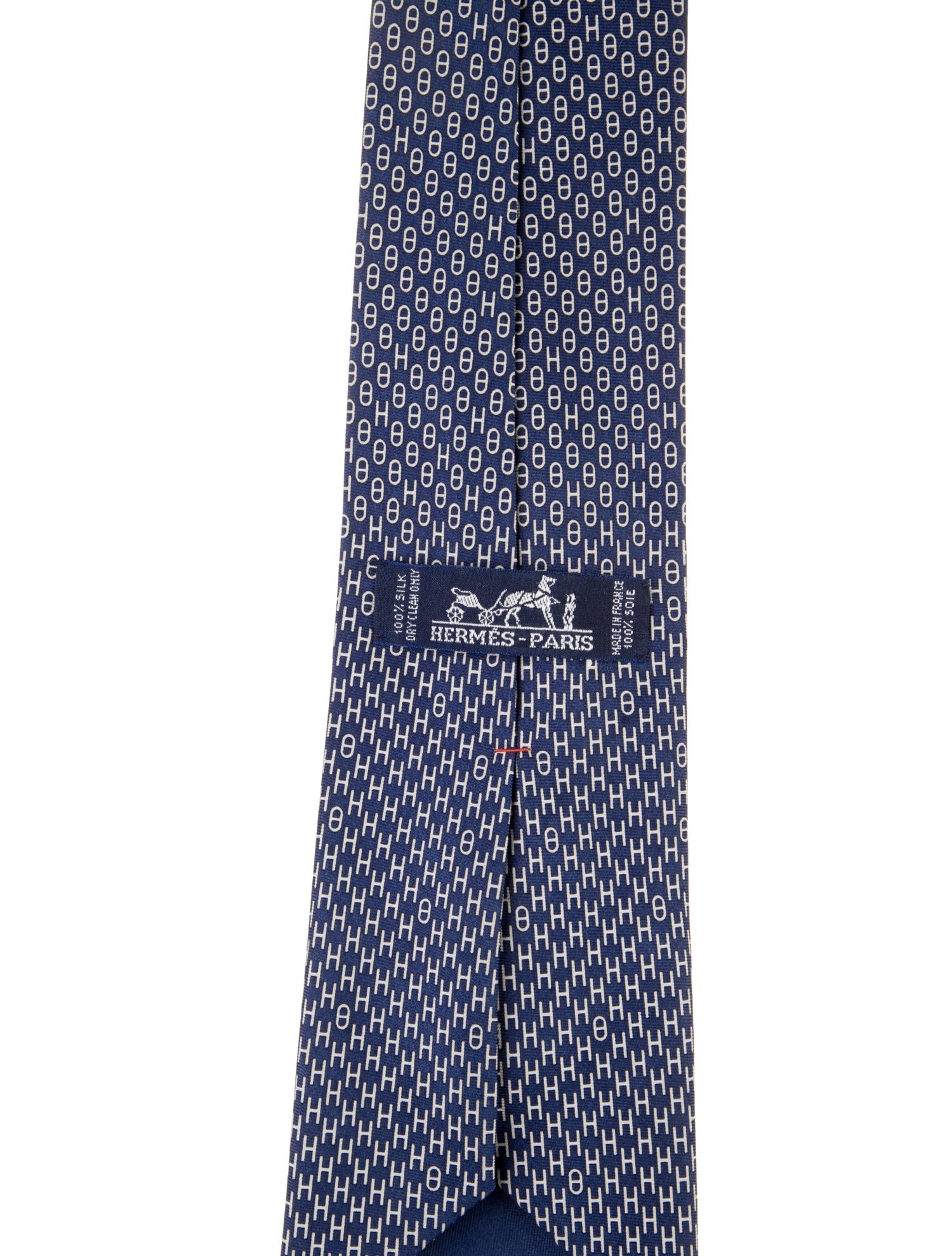 Hermès Silk Printed Tie