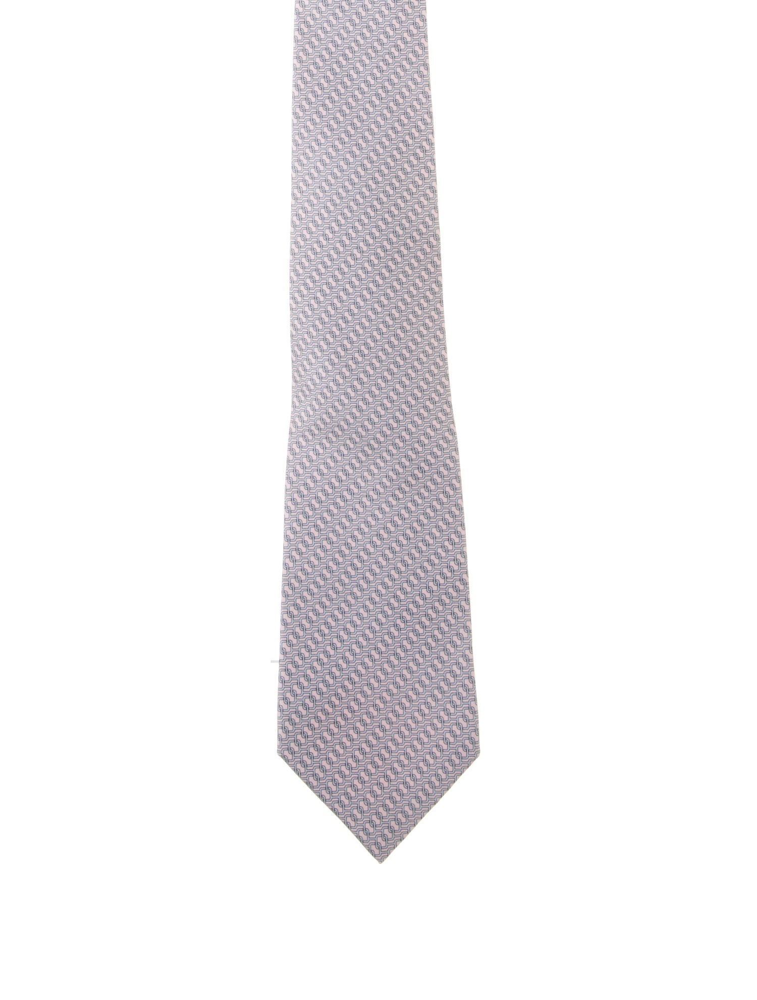 Hermès Silk Printed Tie