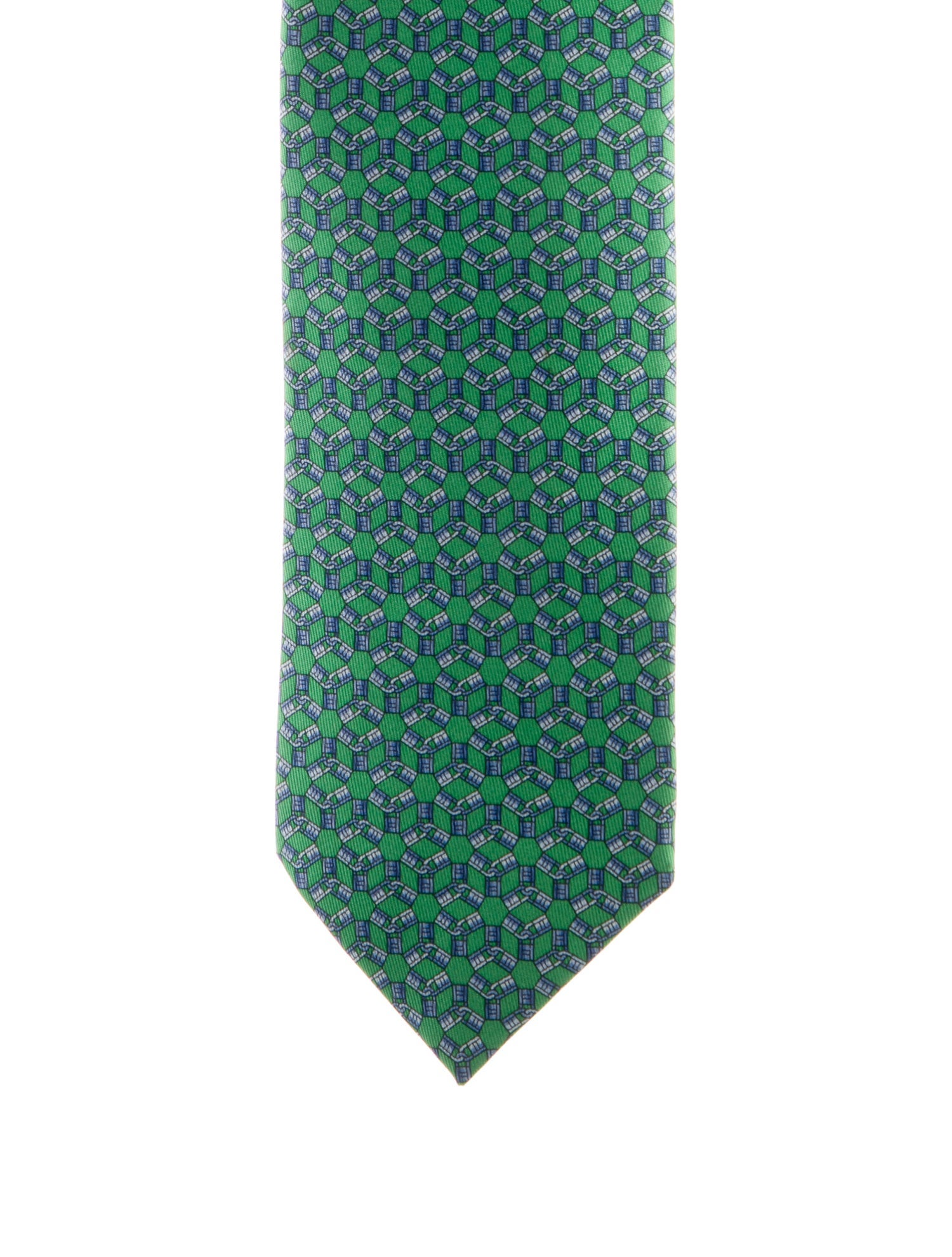 Hermès Silk Printed Tie