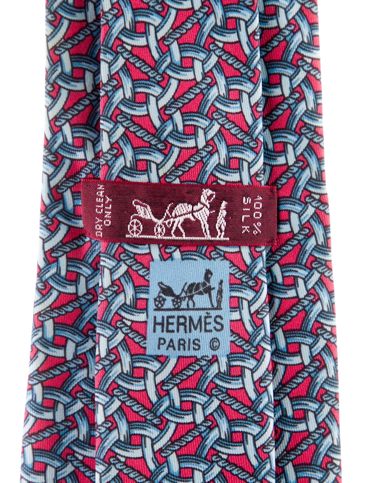 Hermès Silk Patterned Tie
