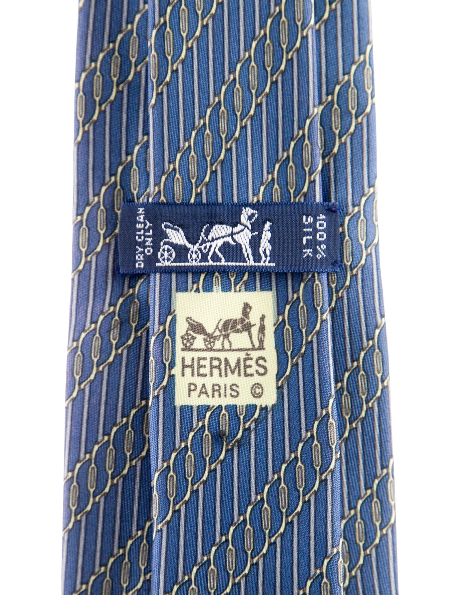 Hermès Silk Print Tie