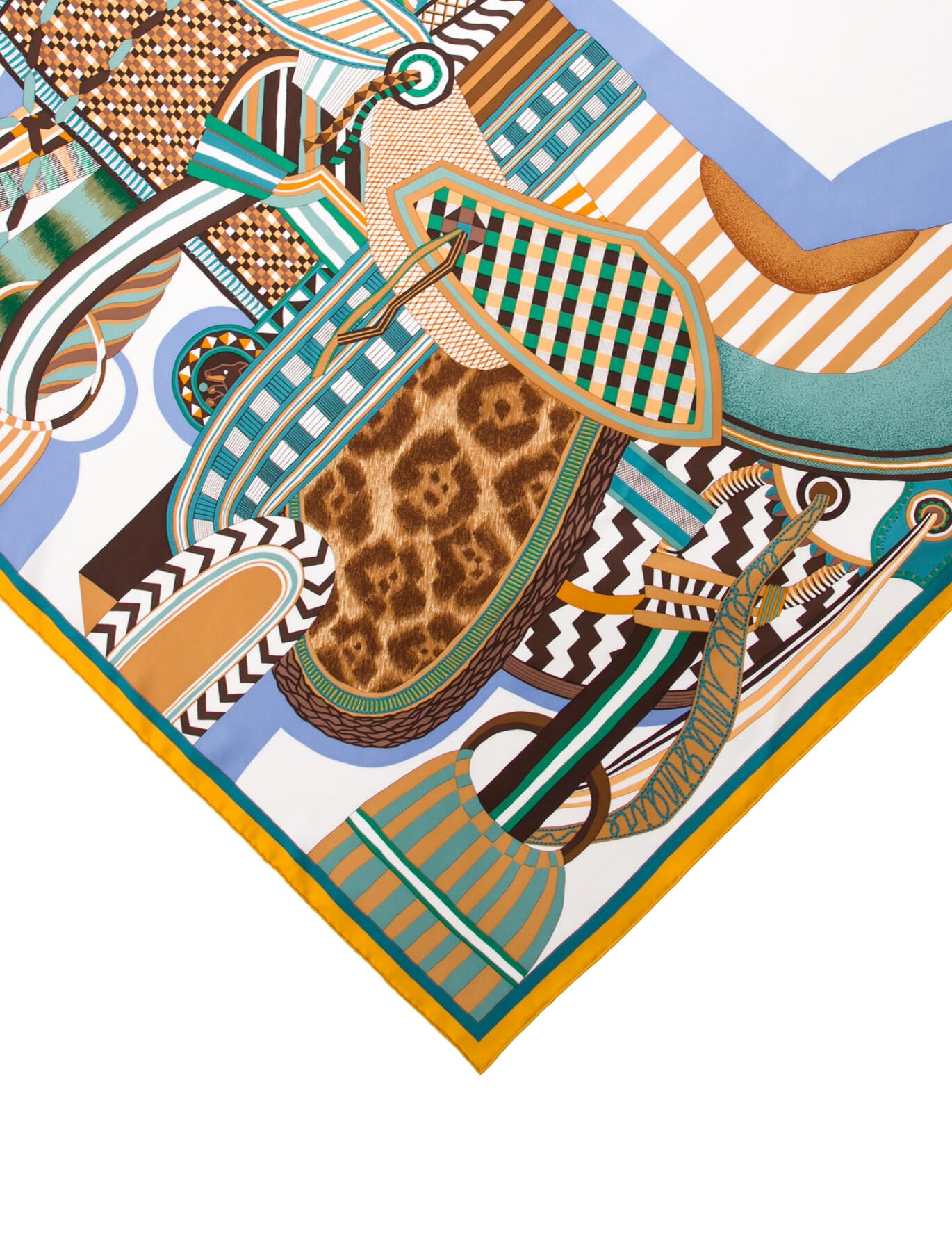 Hermès La Selle Imaginaire Silk Scarf w/ Tags